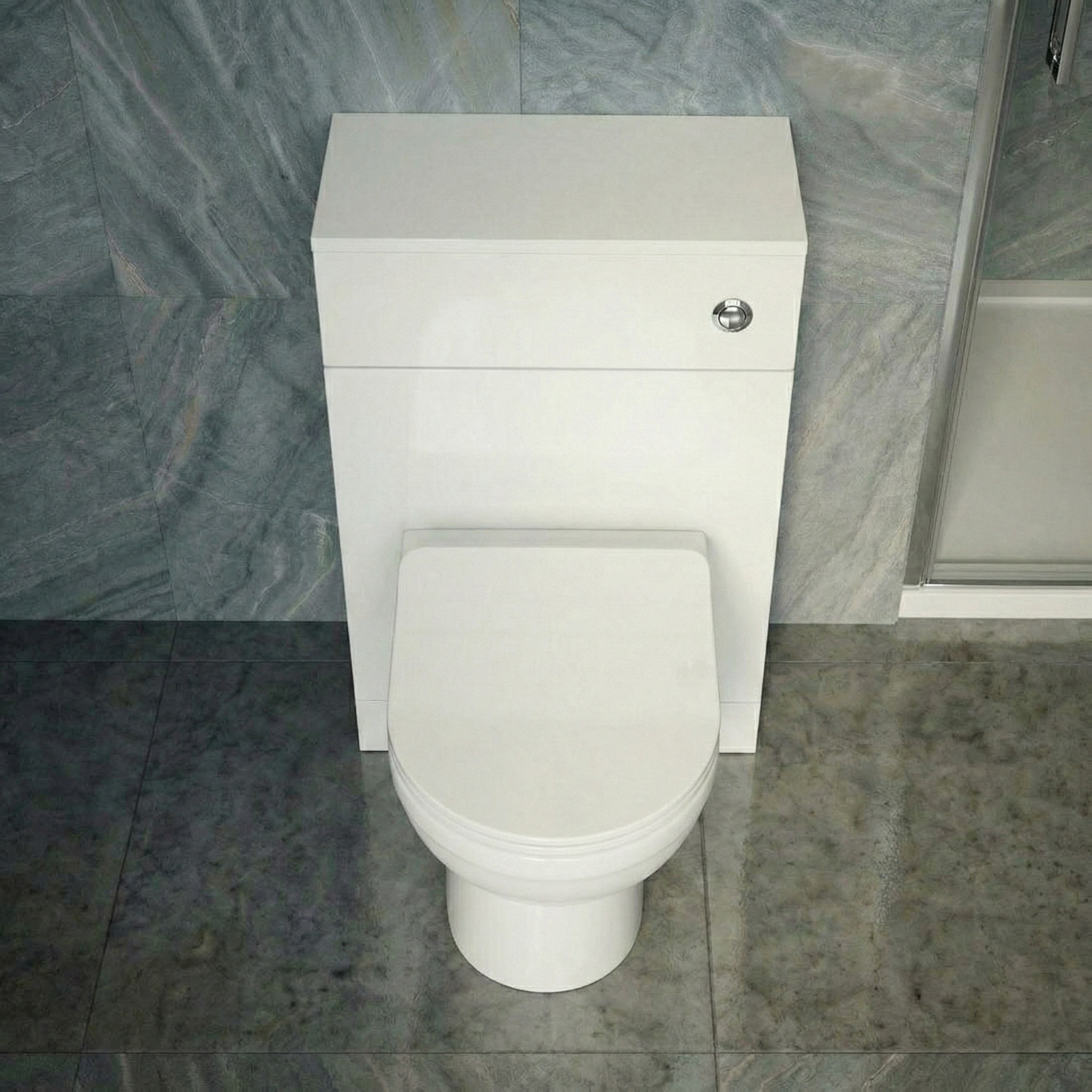 Telrone Back To Wall Rimless WC Toilet Unit + Soft Close Seat