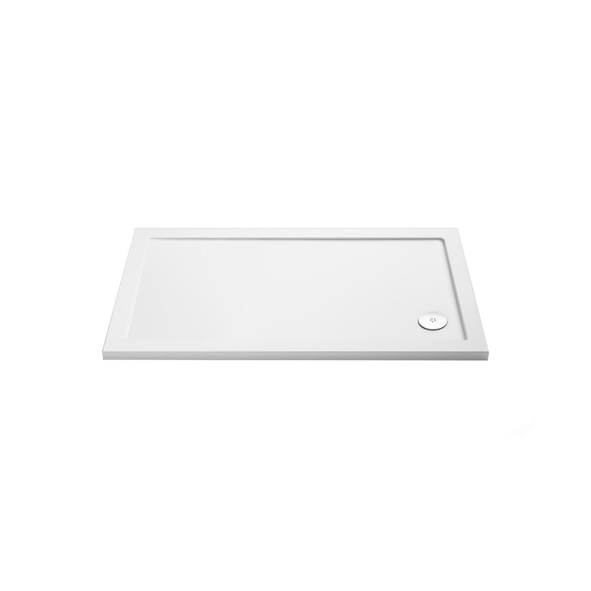 White shower tray 1200 x 800 mm image # Options_1200 x 800 mm