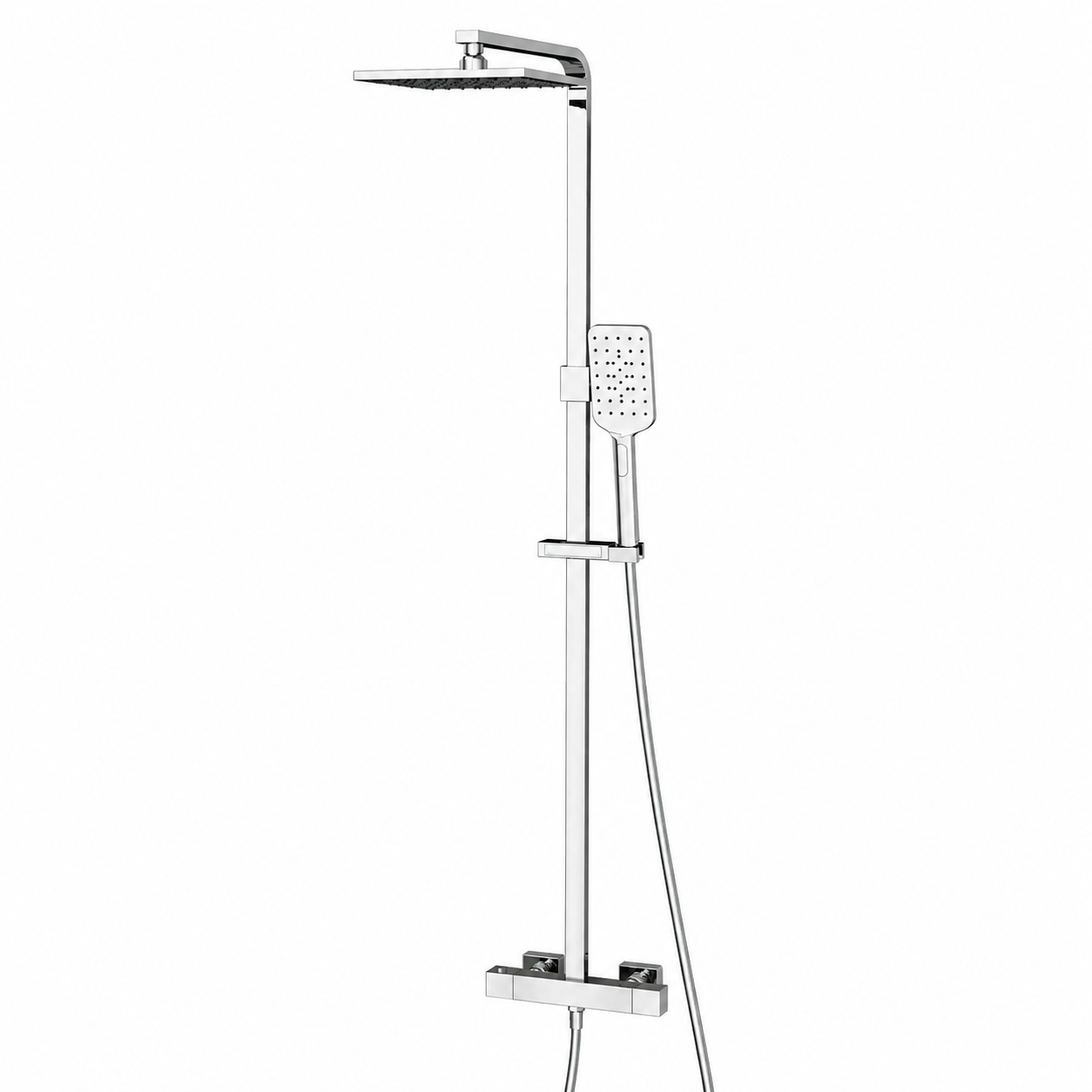 Chrome Thermostatic Shower Mixer Cool Touch