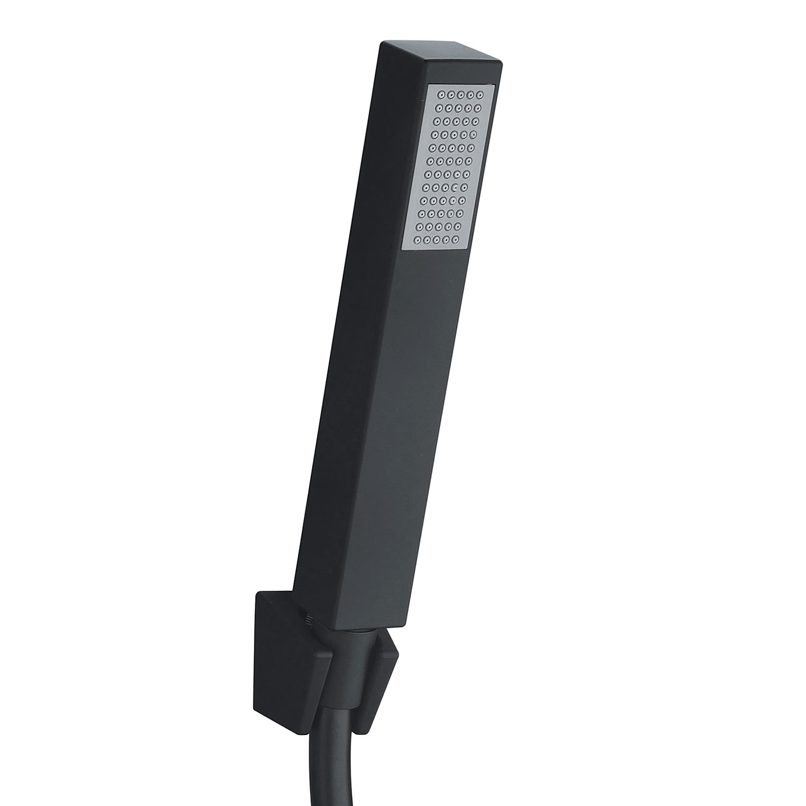 Arke Modern Bathroom Design Matte Black Bath Shower Tap With Pencil Handset Kit