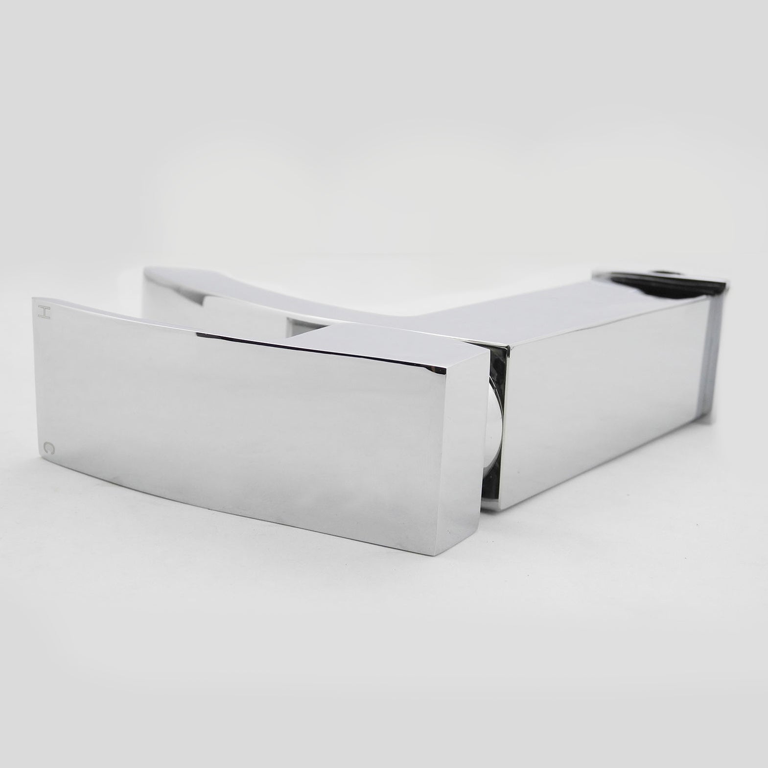 Chrome Bathroom Waterfall Bath Filler & Basin Mixer Tap Set