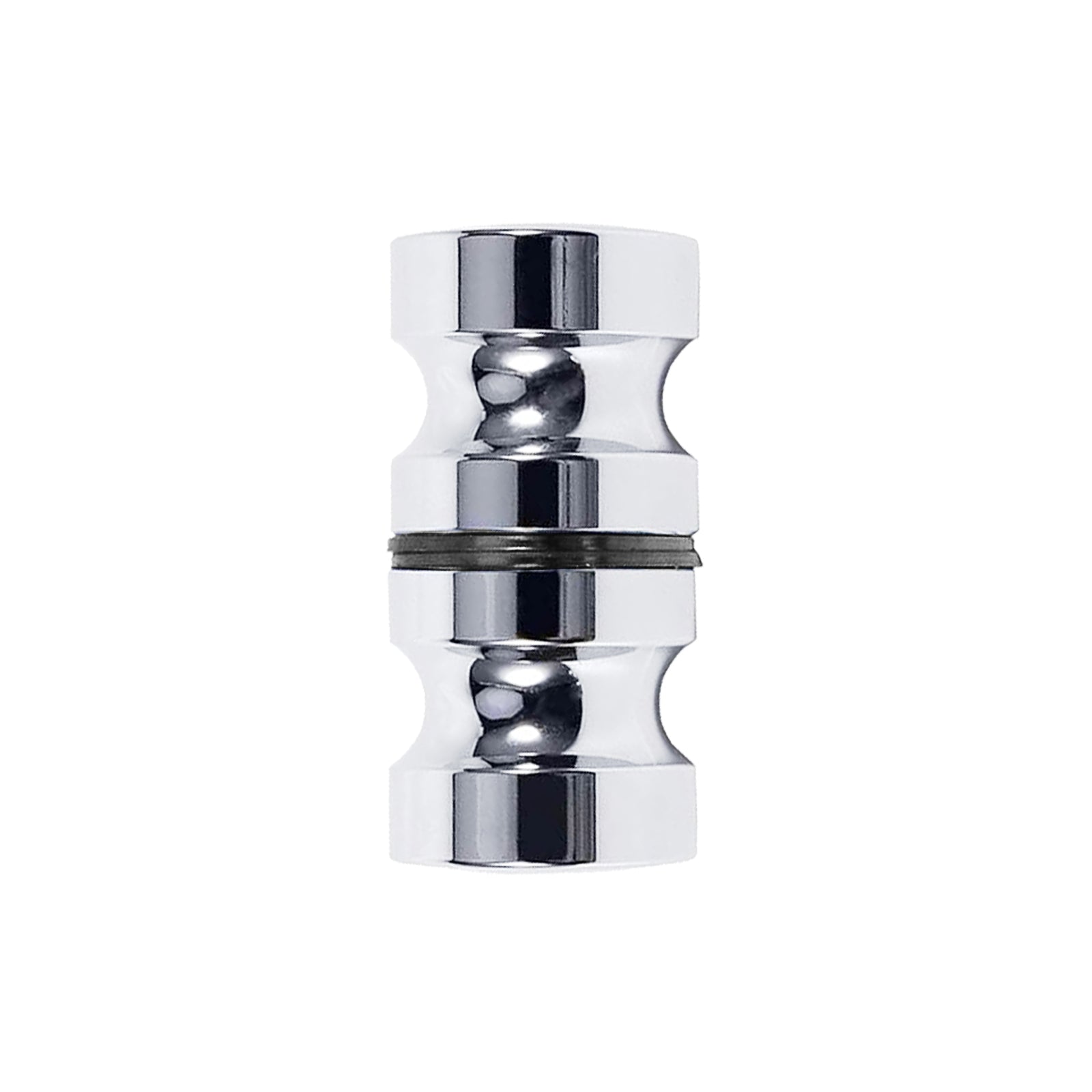 Round Chrome Aluminium Shower Door Knob Handle