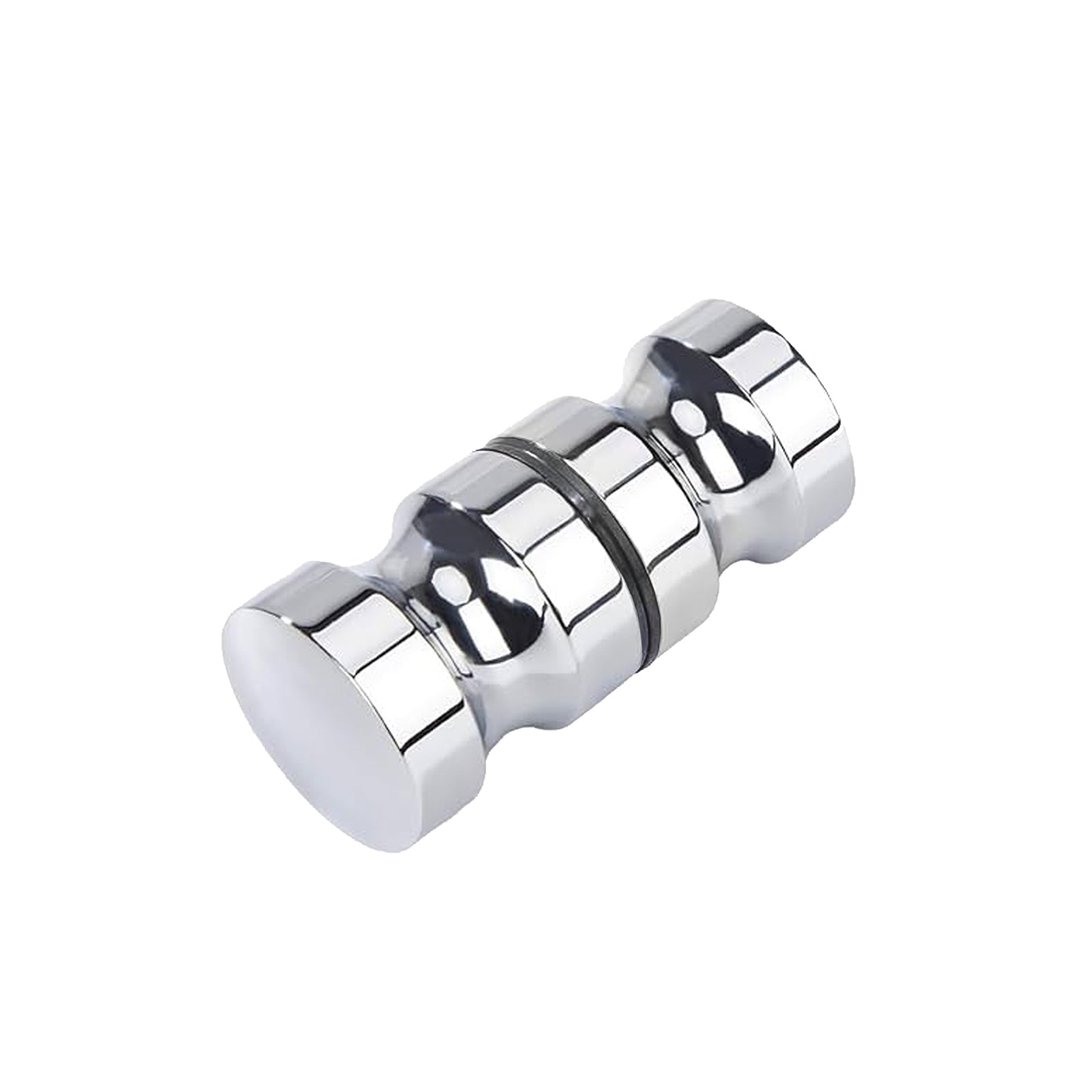 Round Chrome Aluminium Shower Door Knob Handle