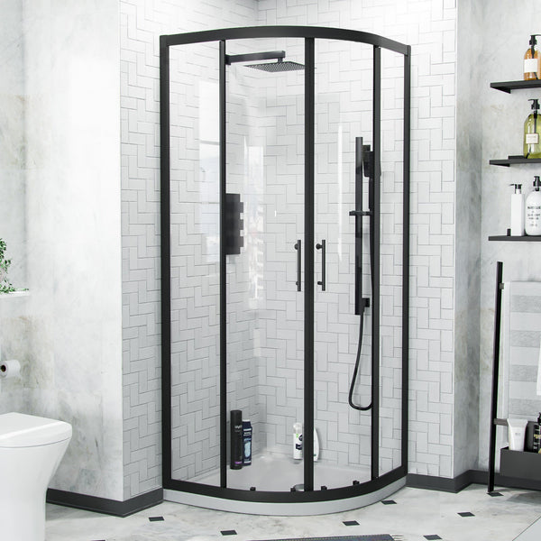 Quadrant shower enclosure set # Tray Options_Without Tray