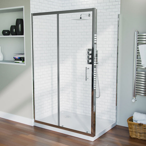Sliding Shower Door Enclosure front view