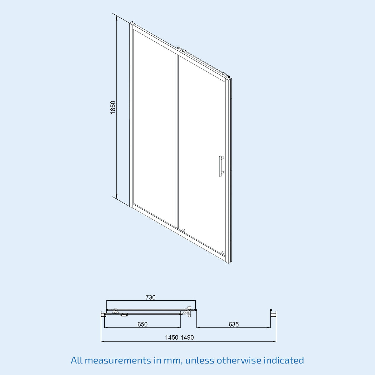 Sliding Door # Options_1500 x 700 mm|1500 x 760 mm|1500 x 800 mm|1500 x 900 mm