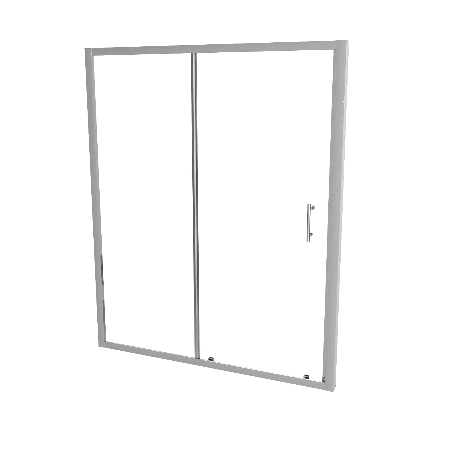 Magna Shower Sliding Door 6mm Clear Glass 1700mm x 1850mm Chrome