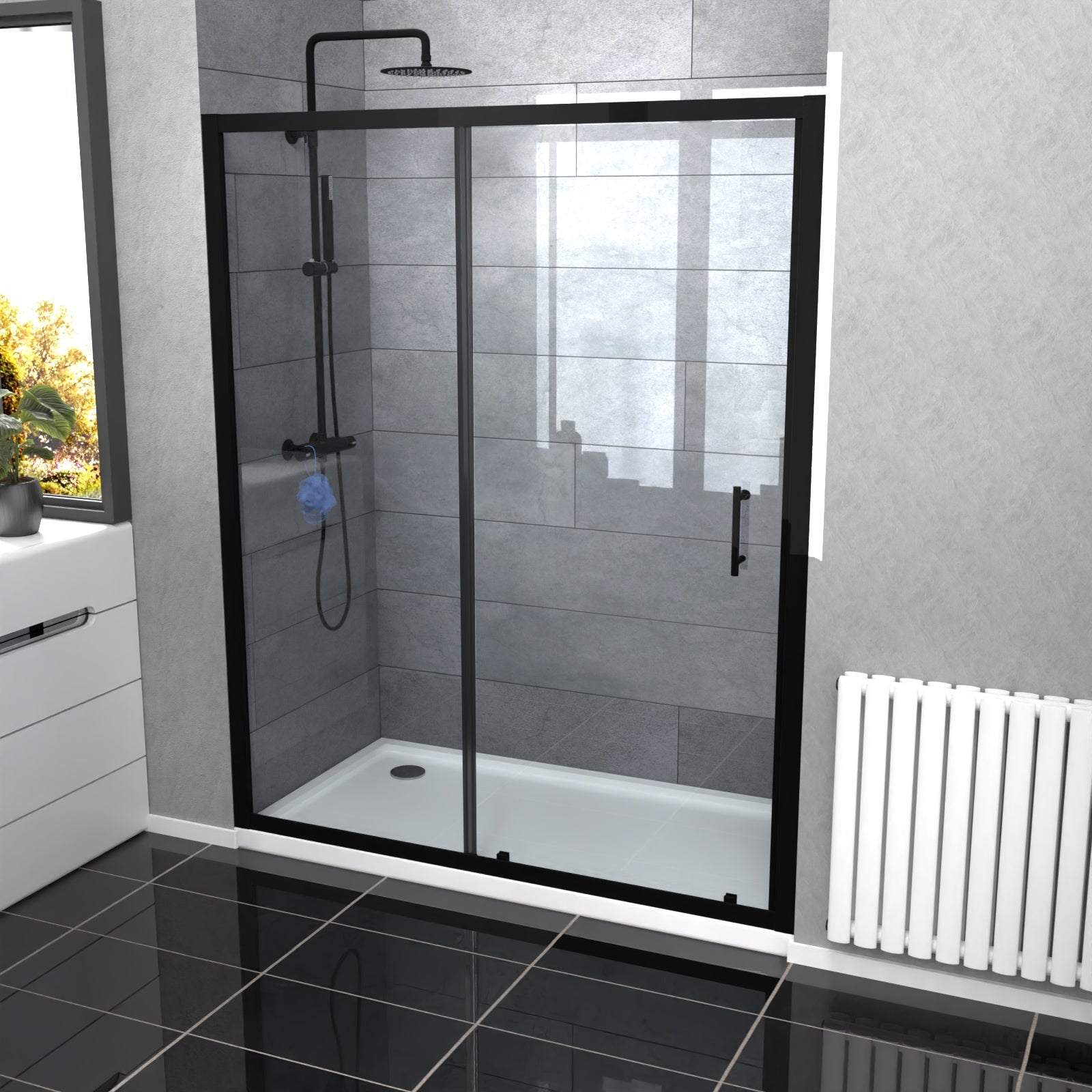 Shower enclosure door 1000 mm image # Options_1000 mm