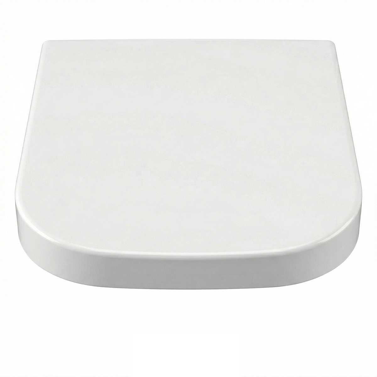 Kartell Options 600 Square Soft Close Toilet Seat and Seat Cover White - SEA600OP