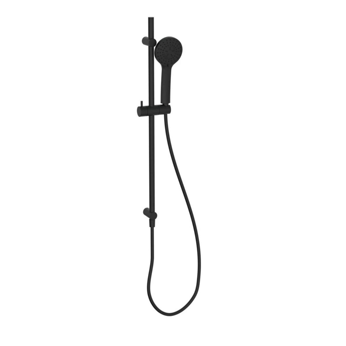 Kartell Puro Black Round Slider Rail Kit (Built-In Outlet) - SHO161PO
