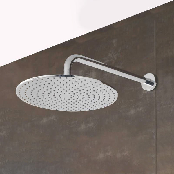 Chrome Bathroom  9 inch Round Mixer Fix Rain Shower Head