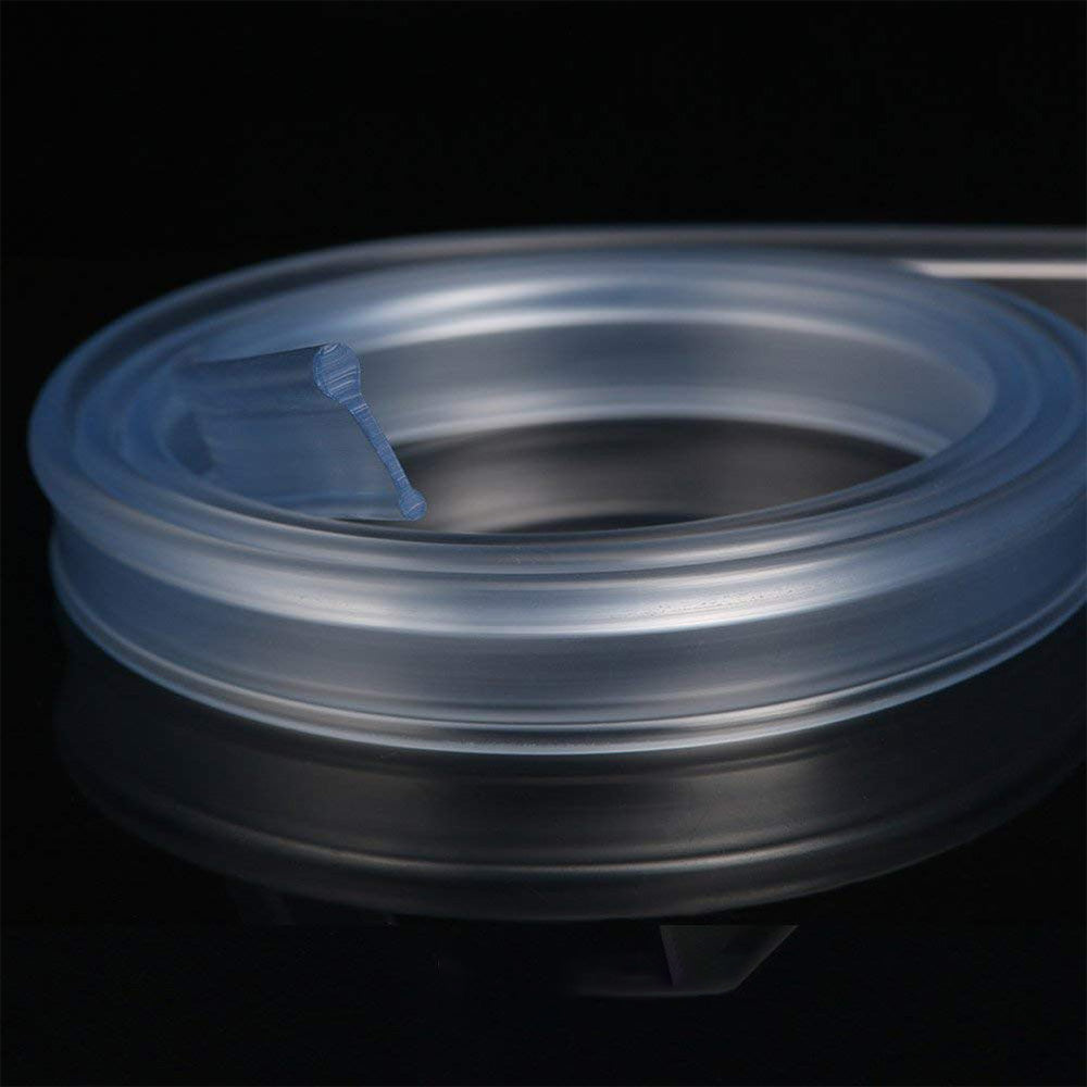 1200mm Transparent Soft Rubber Shower Door Seal for Folding Bath Screen