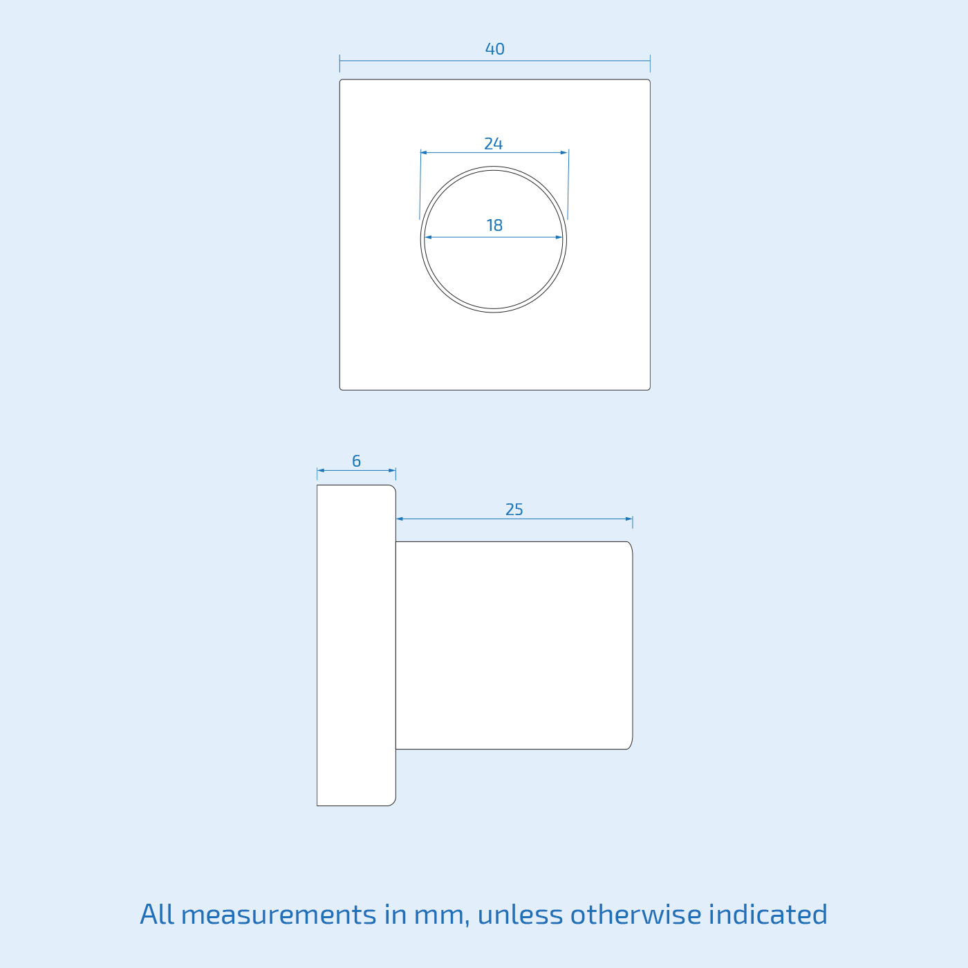 Square Shower Slider Rail Fixed Wall Mounted Bracket Brass Replacement