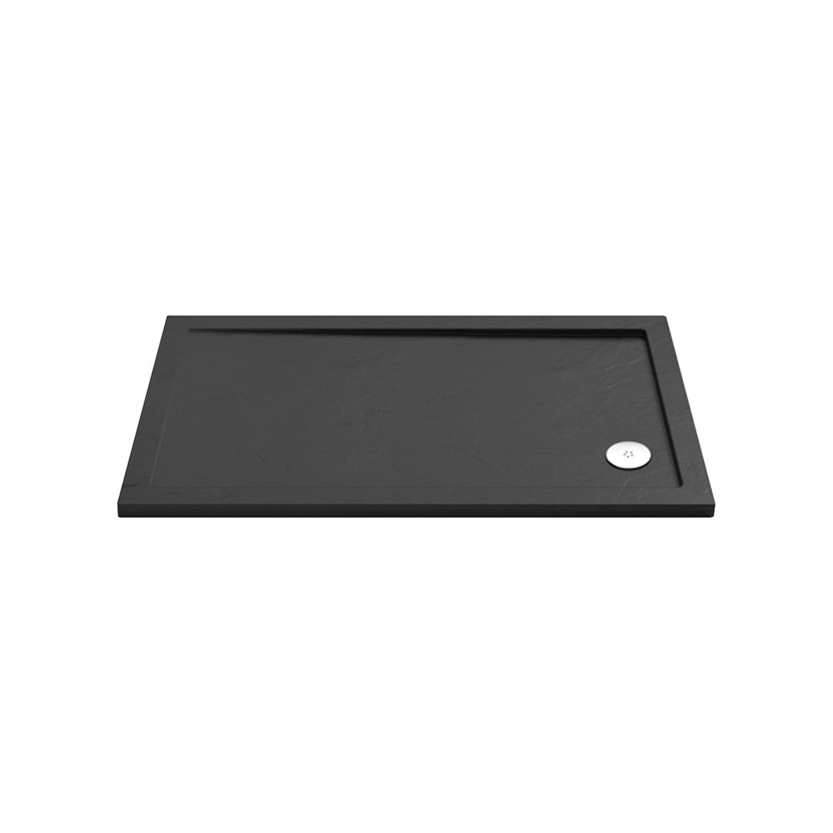 Harper square/rectangle shower tray slate grey 1100 × 800 mm image # Options_1100 x 800 mm