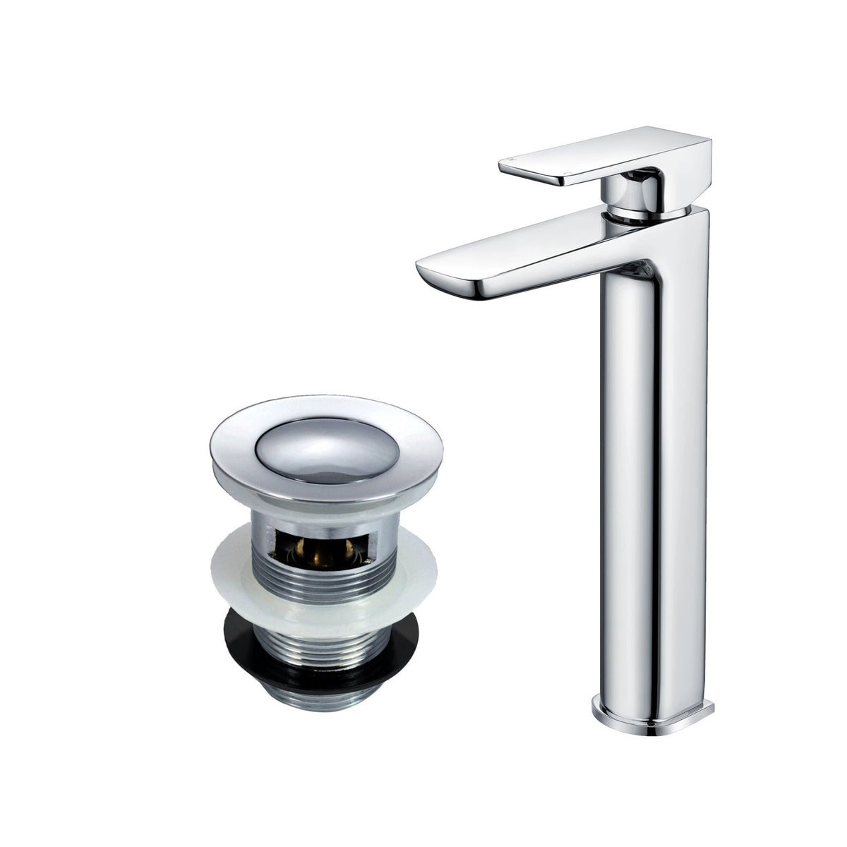 Chrome Tap # Option_Basin Tap & Slotted Waste