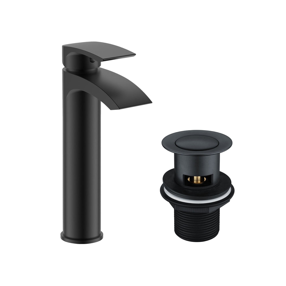 Chrome Tap # Option_Basin Tap & Slotted Waste