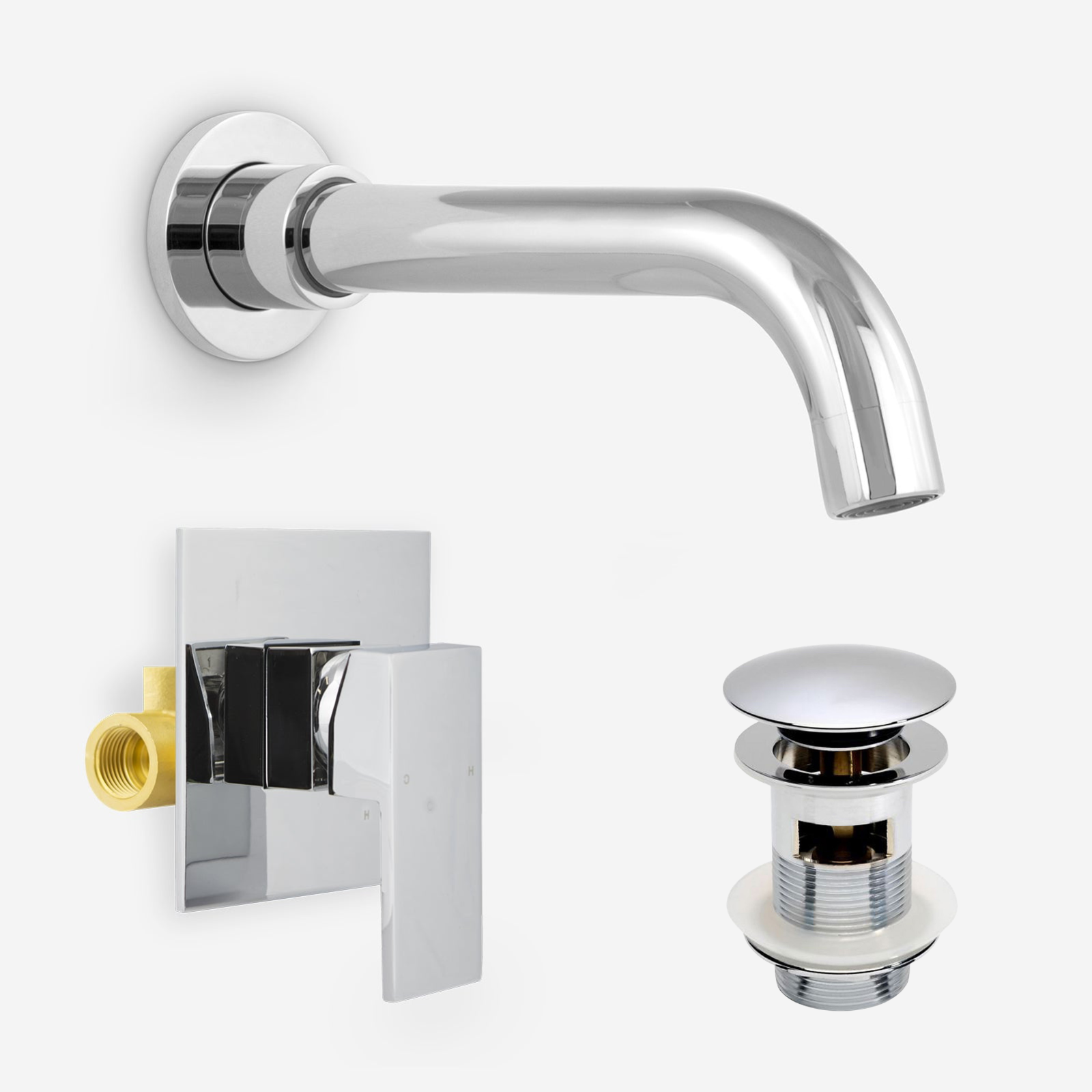 TAP7306 image # Basin Mixer Valve & Waste Options_Tap & Spout with Slotted Waste