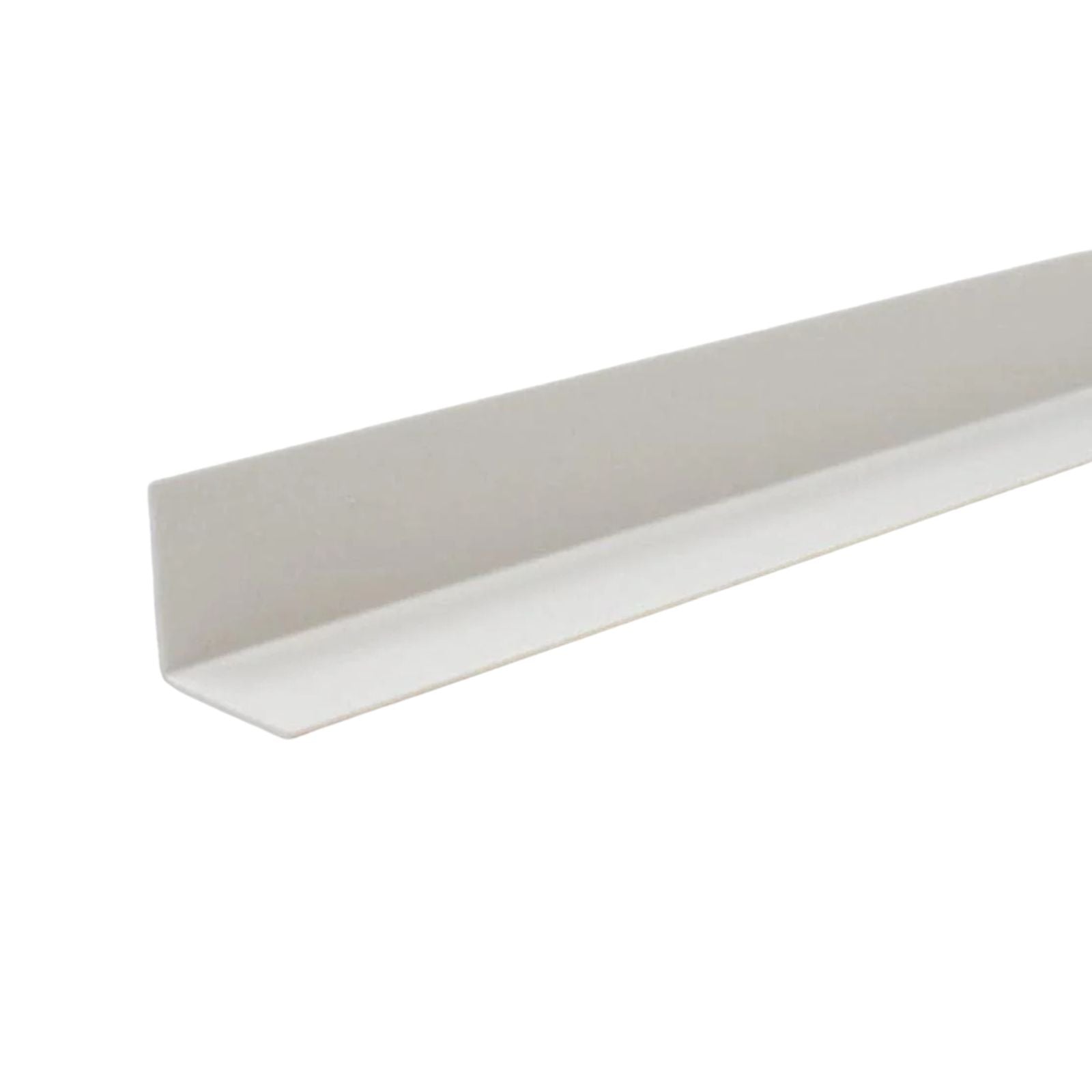PVC 2.7m White L Shape External Corner Trim For Wall & Ceiling Panels - Universal Size