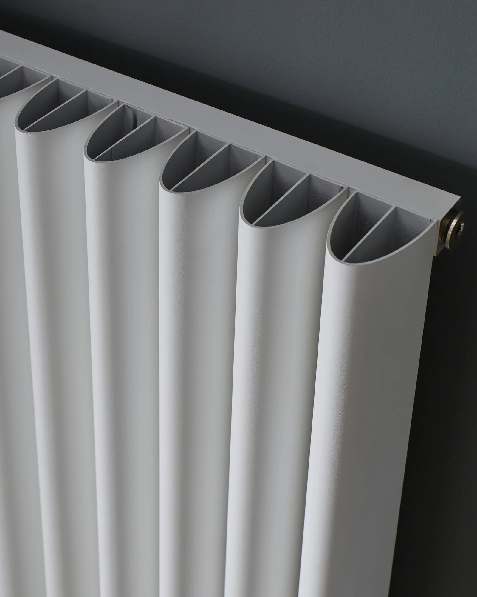 Kartell TORONTO 1775mm H x 490mm W White Vertical Aluminium Radiator - ALRAD-1-1809-WT