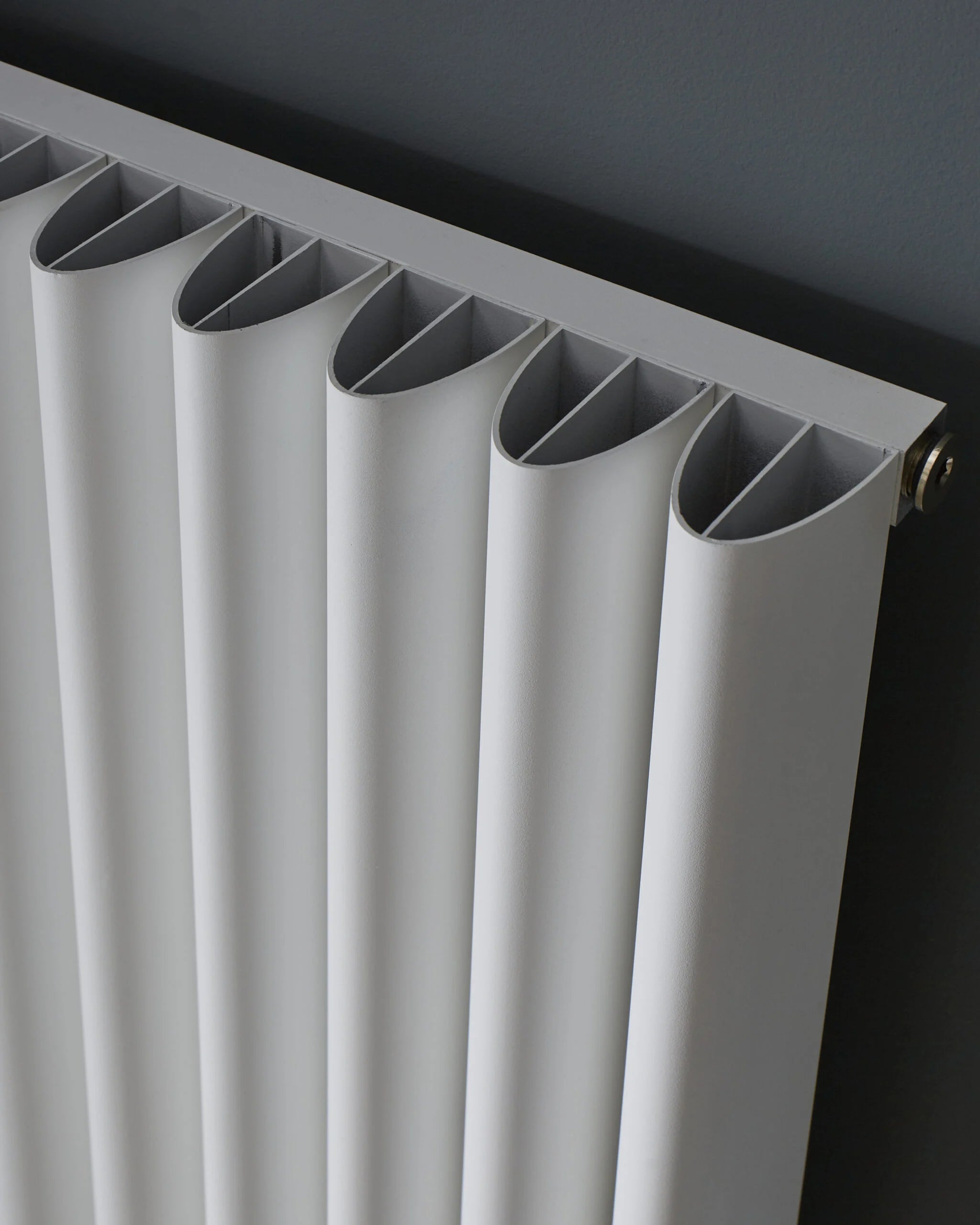 Kartell TORONTO 1775mm H x 490mm W White Vertical Aluminium Radiator - ALRAD-1-1809-WT