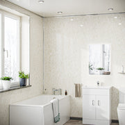 Travertine Stone Gloss PVC Shower Wall Panel 1000mm X 2400mm X 10mm