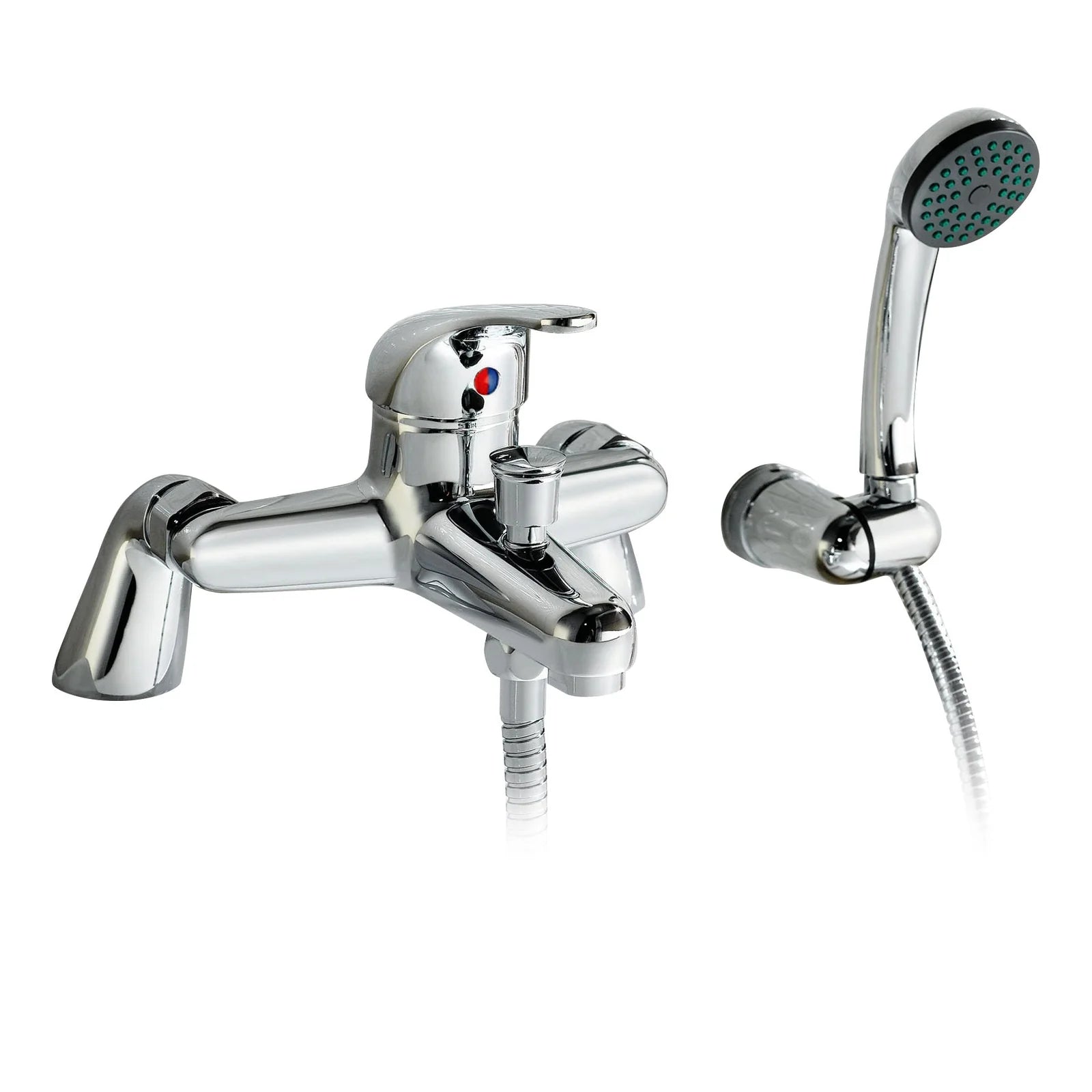 Ellen Bath Suite 1700mm Bathtub, 550mm White Basin Vanity & Close Coupled Toilet