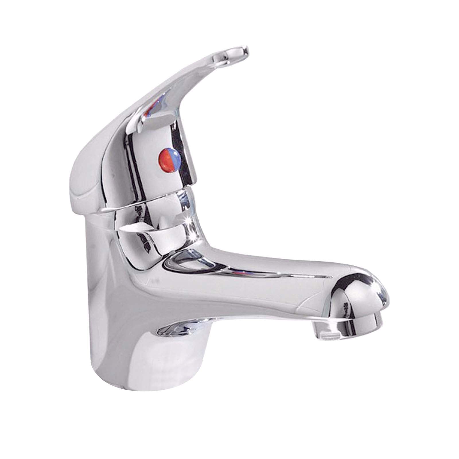Studio Basin Mono Mixer Tap Chrome Bathroom Monobloc Sink