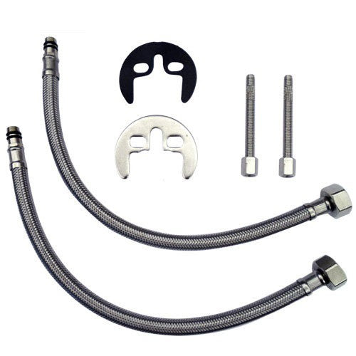 Studio Modern Chrome Basin Sink Mono Mixer Tap & Bath Shower Mixer Tap Set