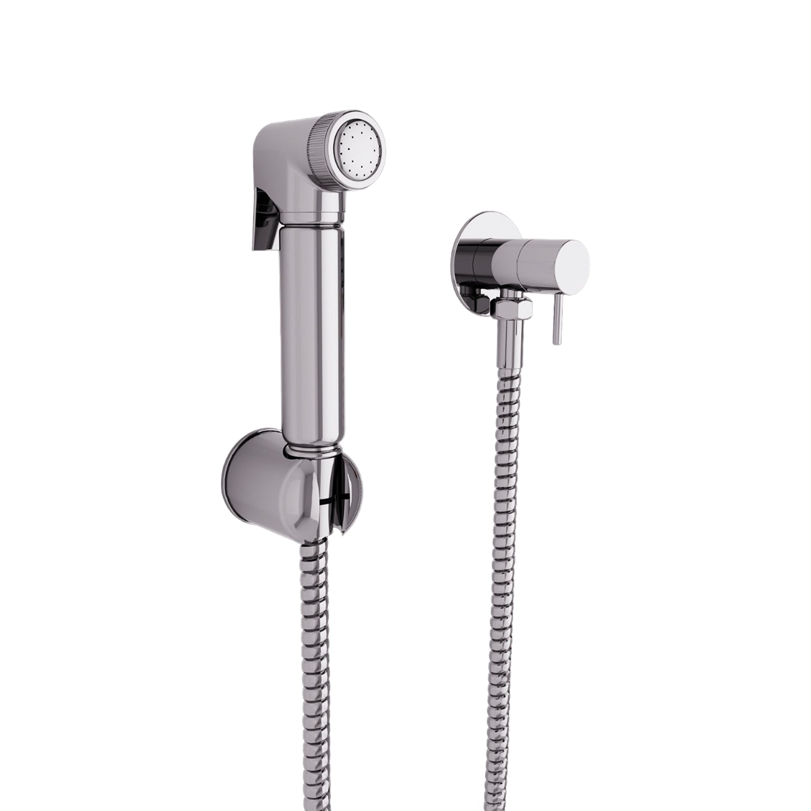 Modern Chrome Handheld Bidet Douche Toilet Spray Kit