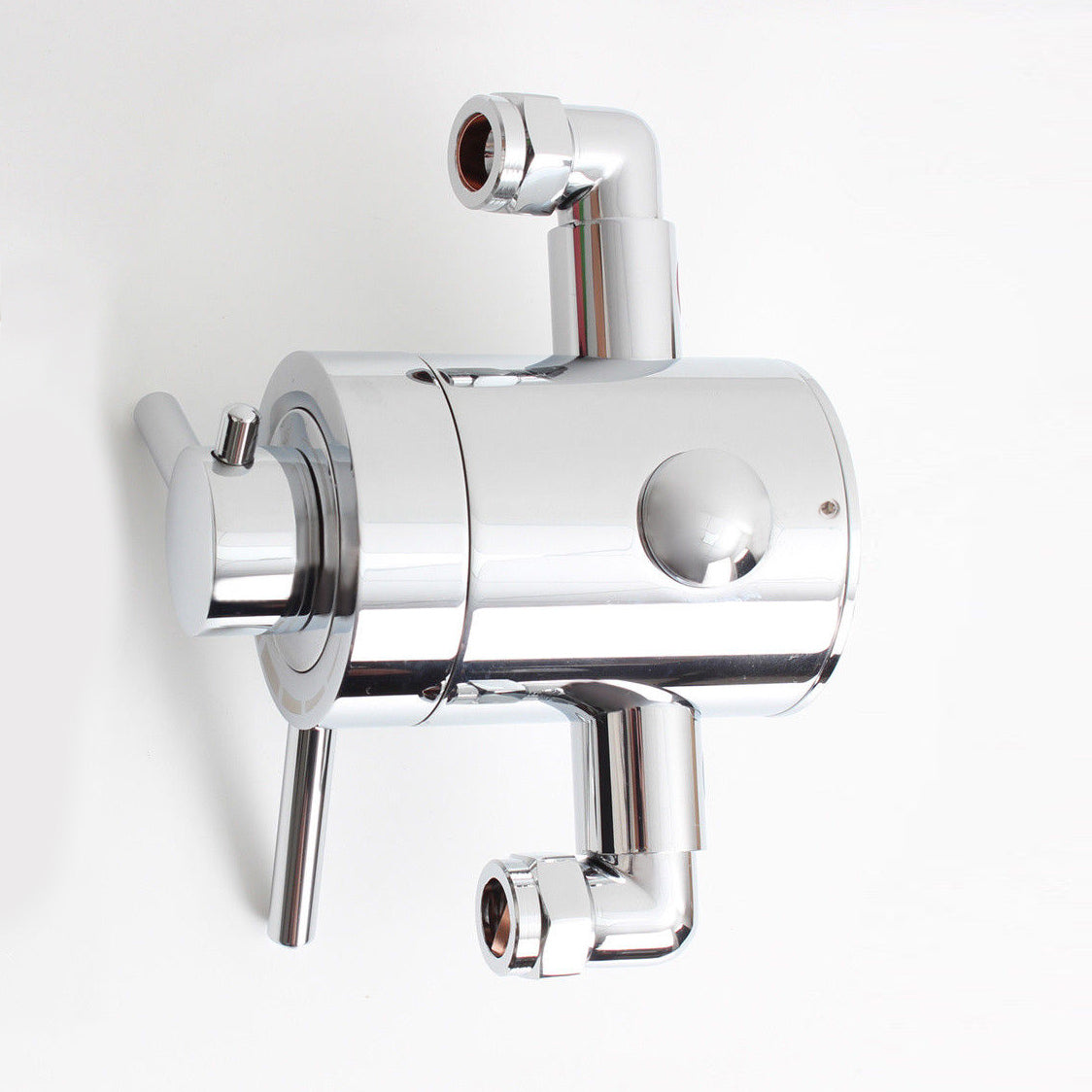 Emso Exposed Thermostatic Mixer Valve, Slider Rail & Handset Chrome