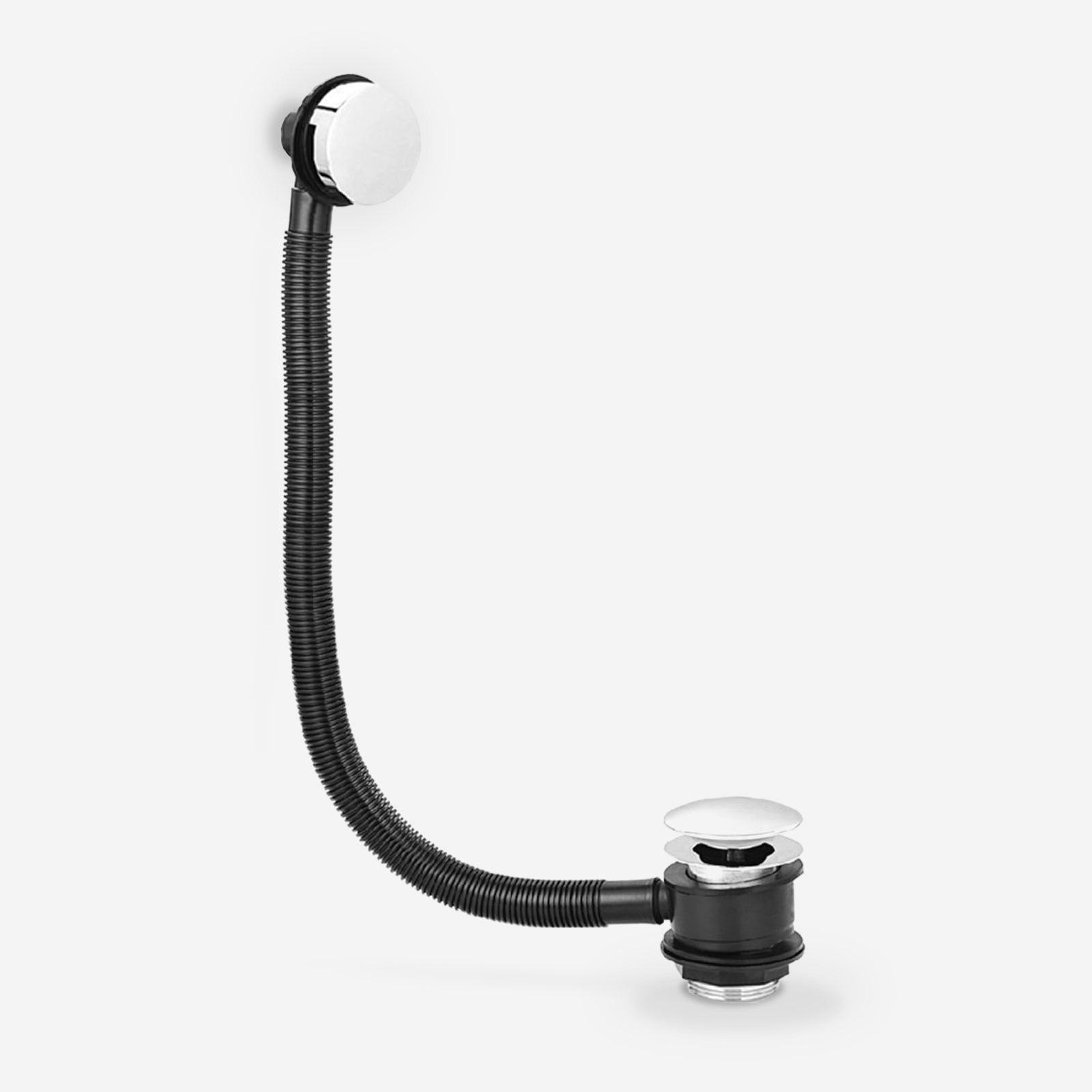 Ellen L-Shaped Shower Bath with Vanity Unit, Rimless Toilet, Taps & Shower