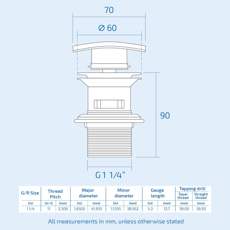 Cube Square Freestanding Bath Shower Mixer Tap, Basin Sink Mixer Tap & Push Button Slotted Basin Waste Set