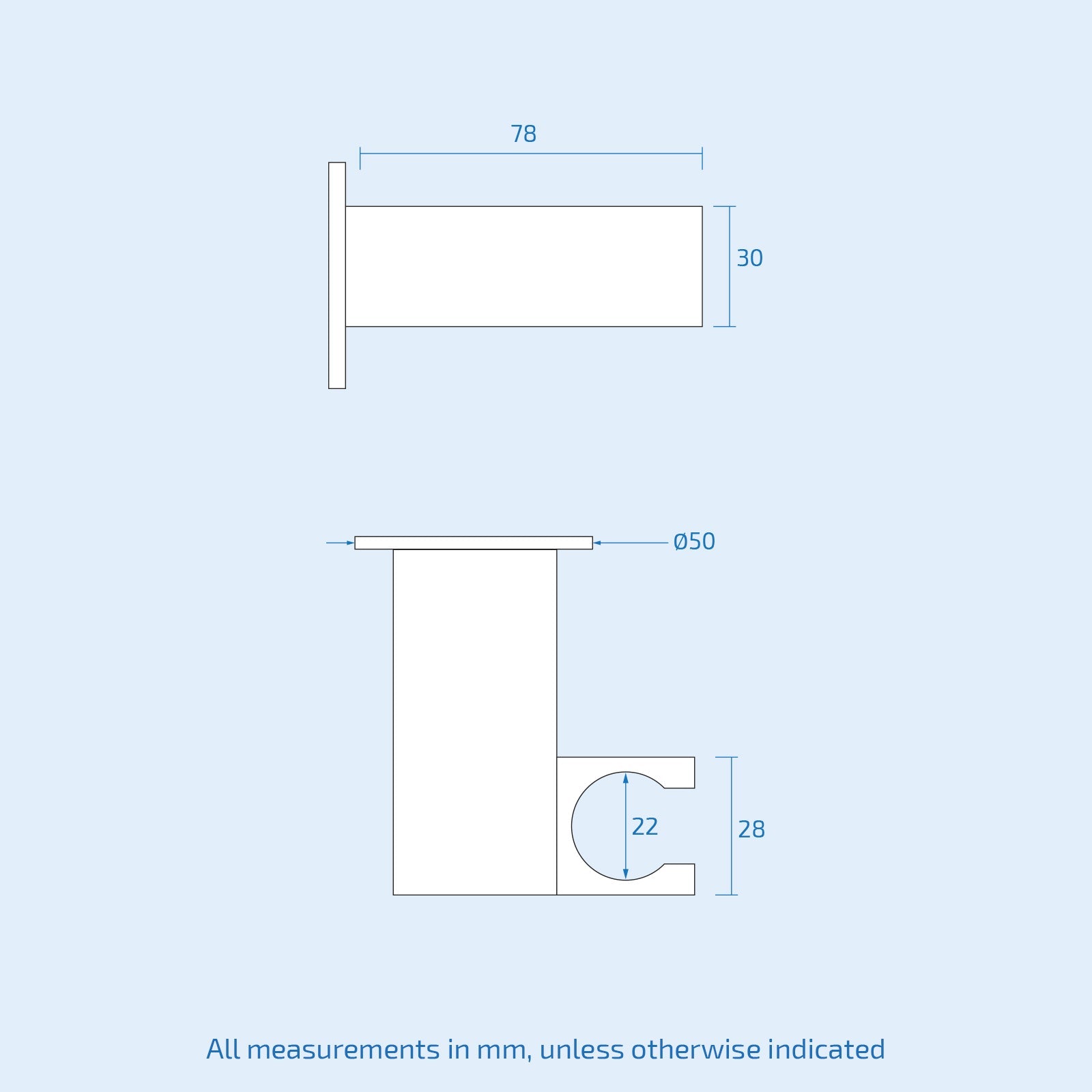 Bathroom Round Wall Mounted Elbow Brass Bracket Shower Handset Holder