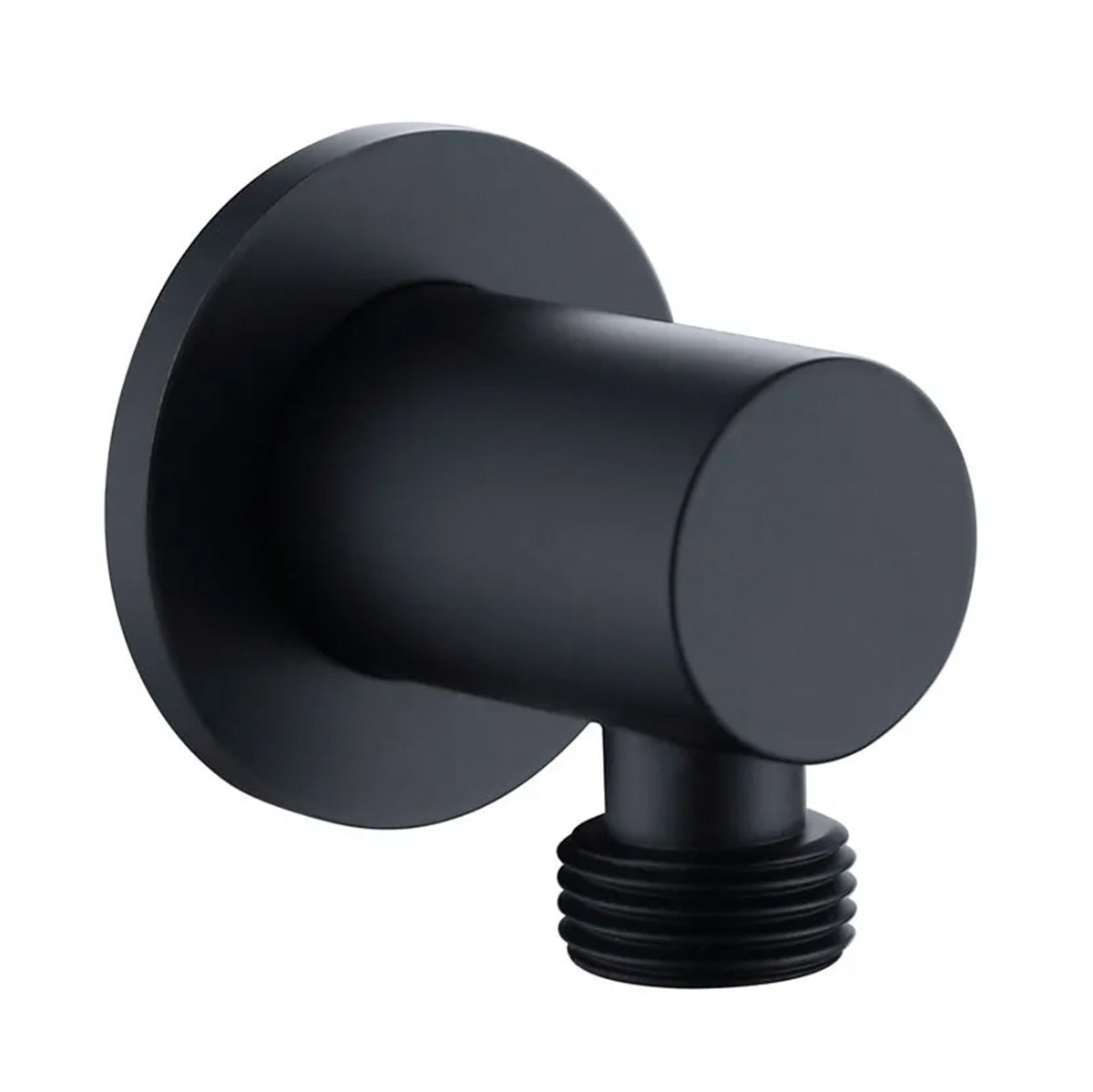 Temel Matt Black Rainfall Shower Head and Thermostatic Mixer Valve with Hand Held Set
