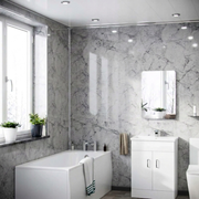 White Granite Gloss PVC Shower Wall Panel 1000mm X 2400mm X 10mm
