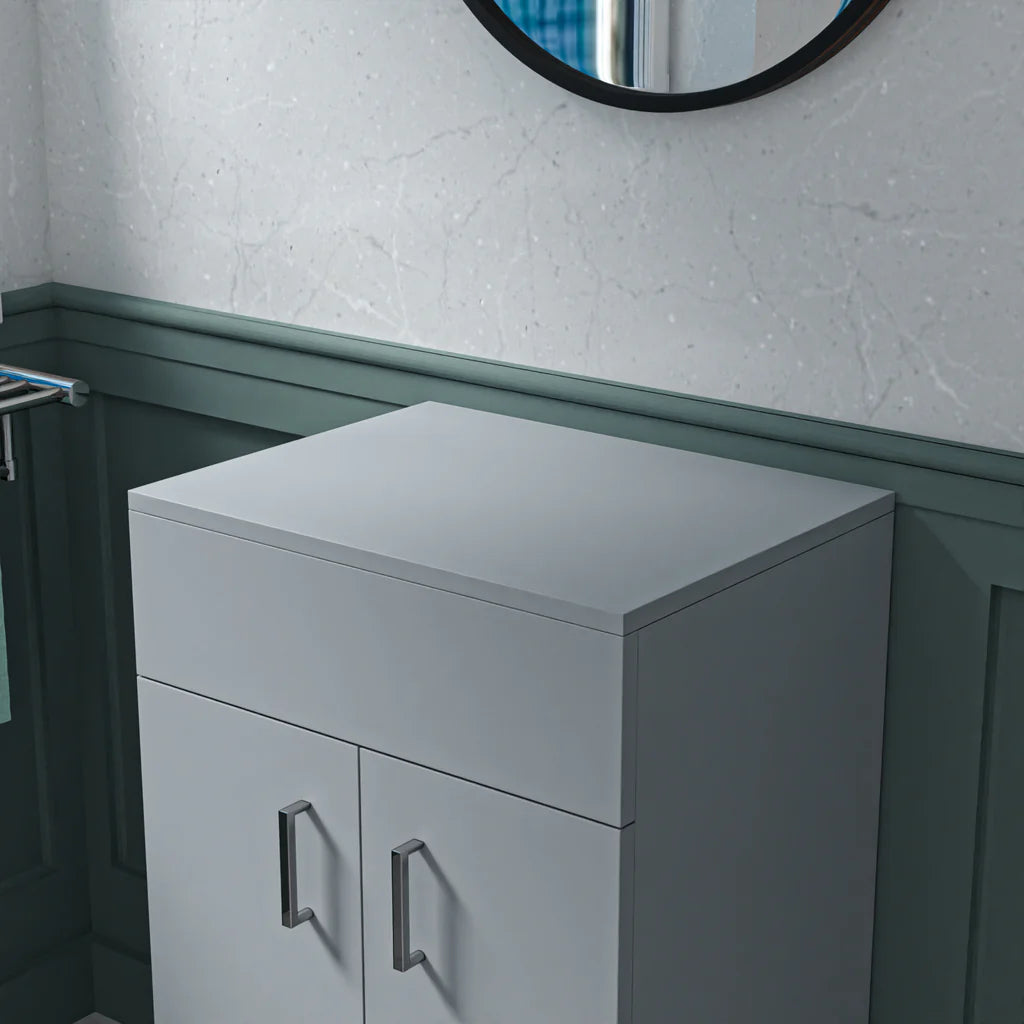 Nanuya 500mm Grey Moisture Resistant Vanity Cabinet Worktop