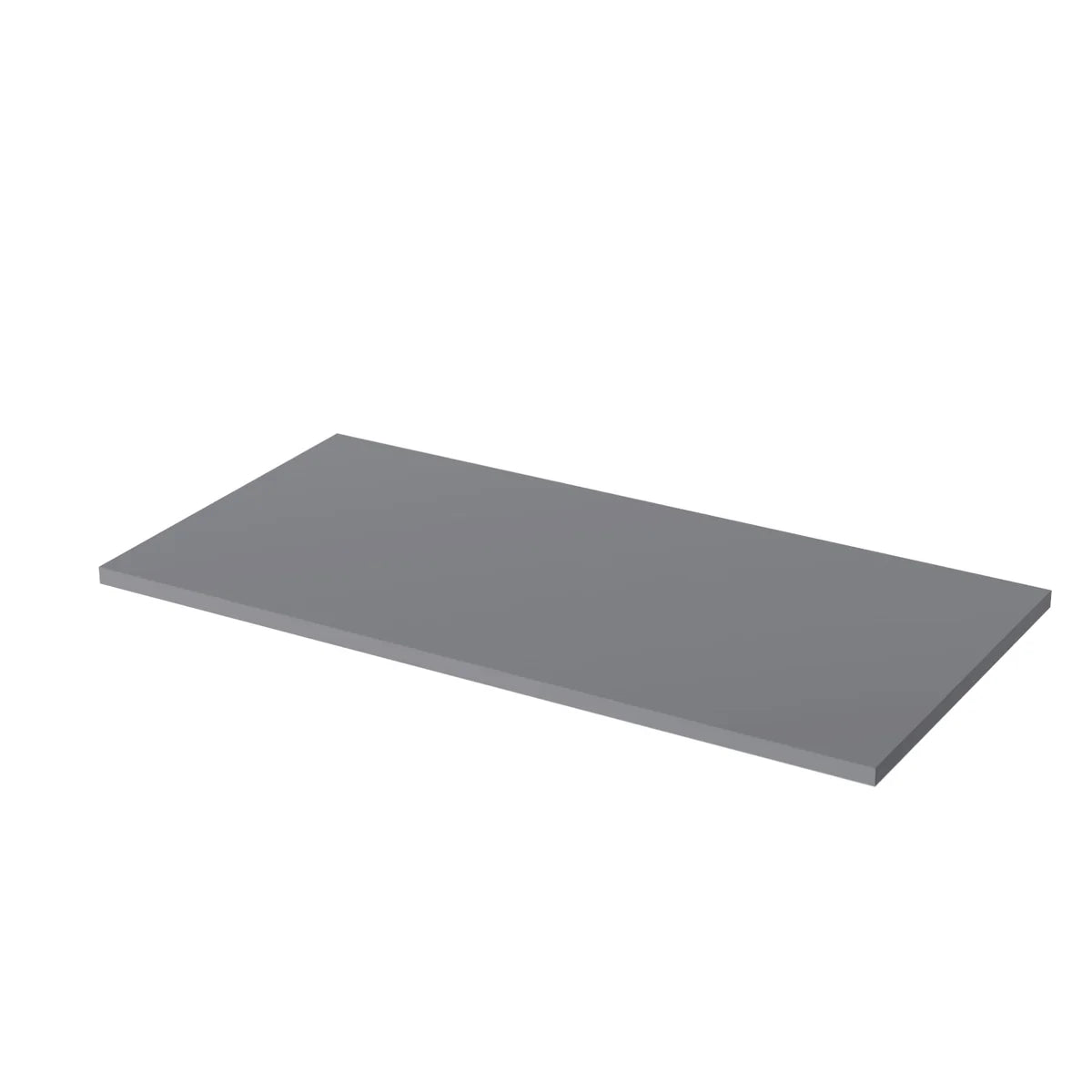 800mm Gloss Grey MDF Bathroom Worktop For Vanity Cabinet