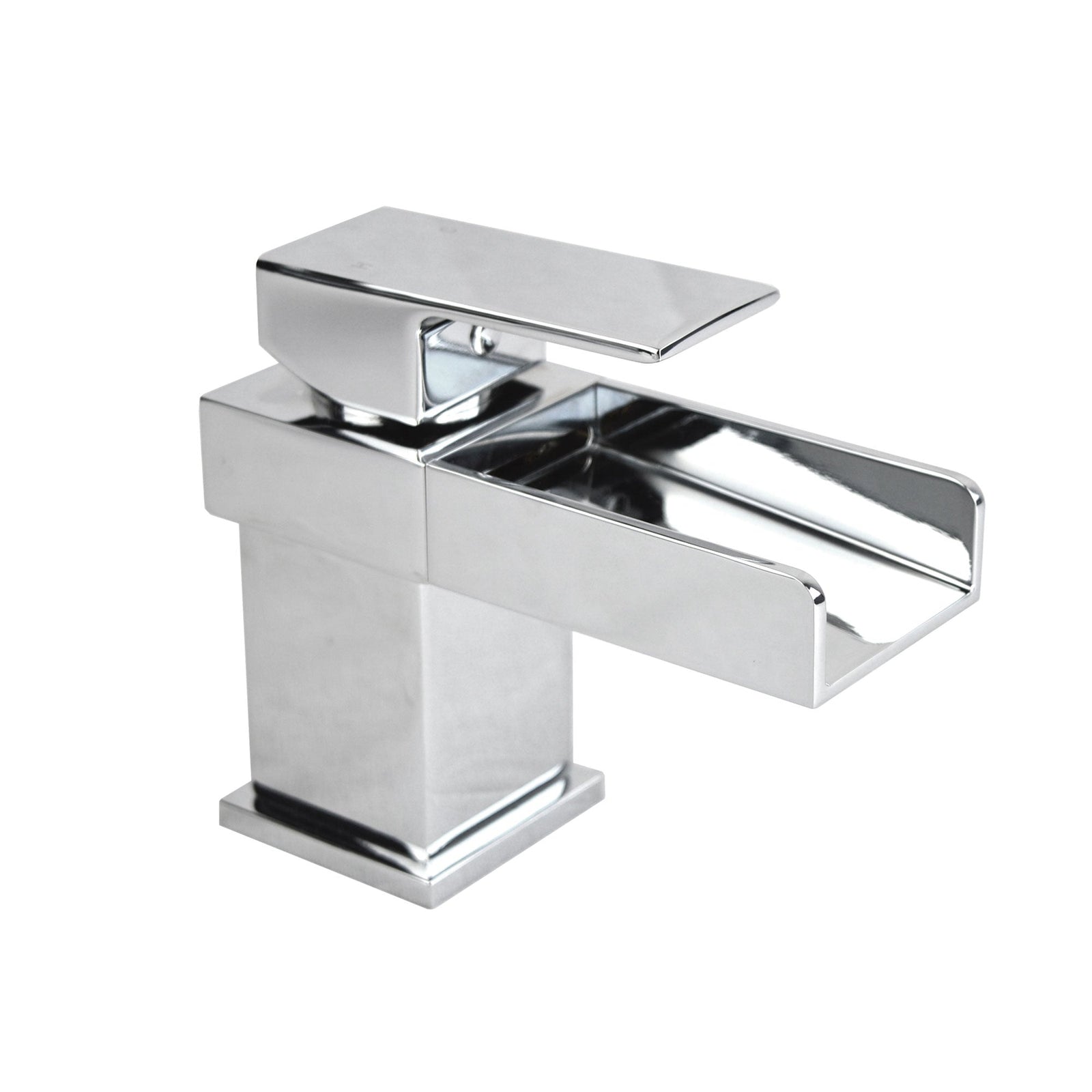 Saturn Contemporary Waterfall  Waterfall Single Lever Mono Mixer Tap