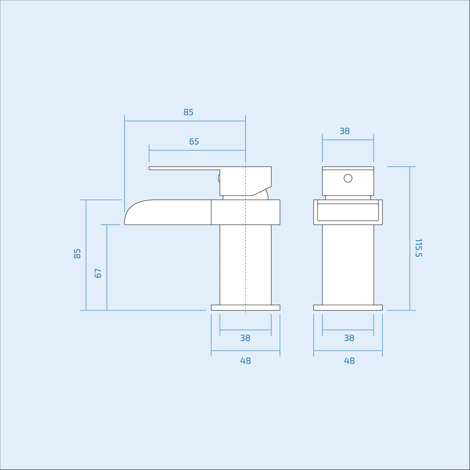 Ellen 1700mm Bath, 550mm Vanity Basin Unit, Rimless Close Coupled Toilet, Mono Mixer, Bath Mixer & Wastes White