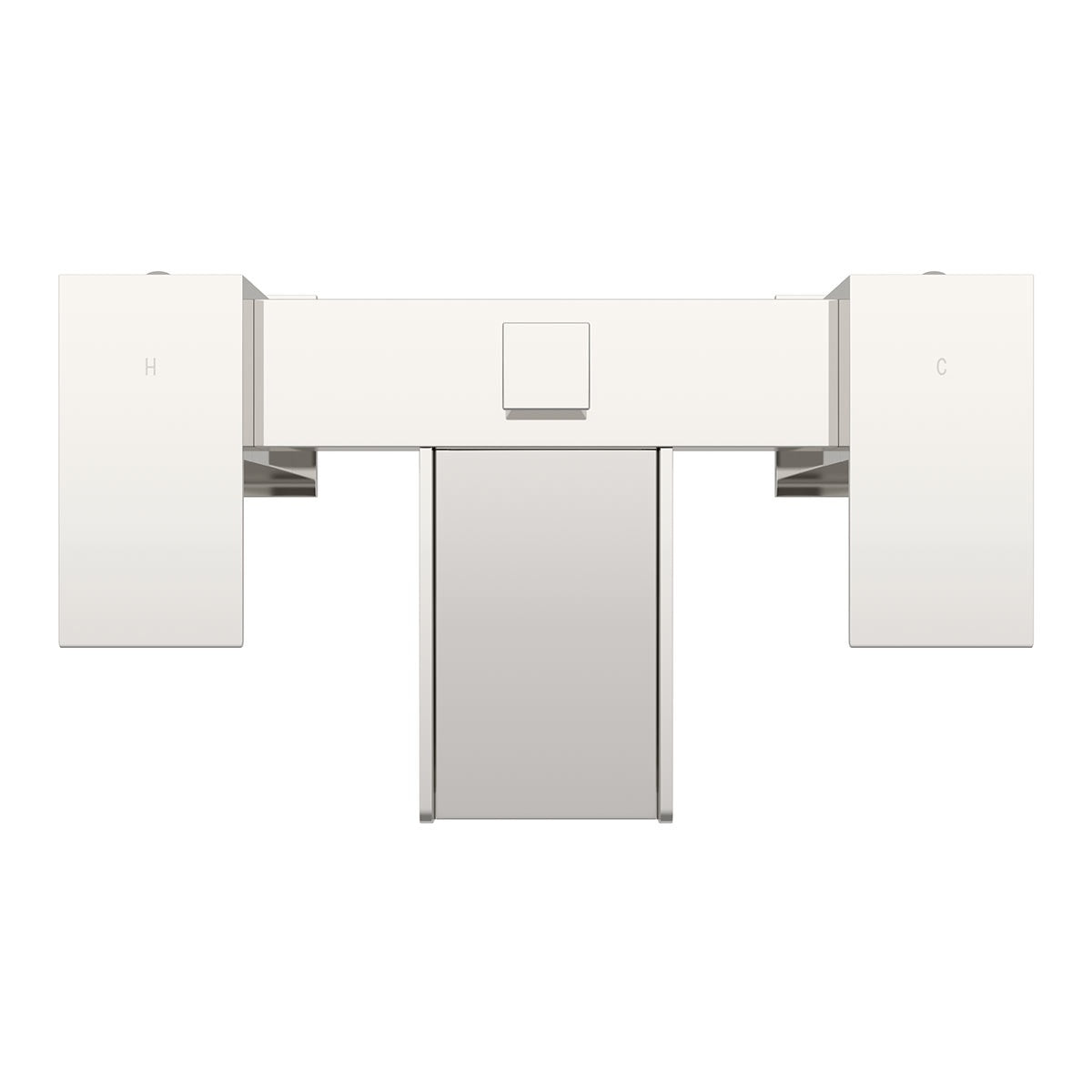 Chrome Modern Waterfall Bath Shower Mixer Tap with Handset Kit