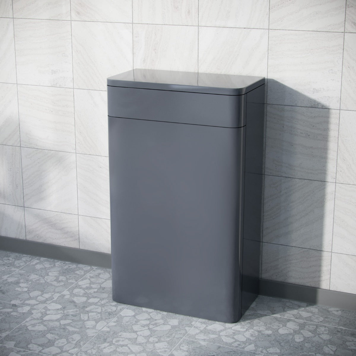 Afern 500mm BTW WC Unit Steel Grey