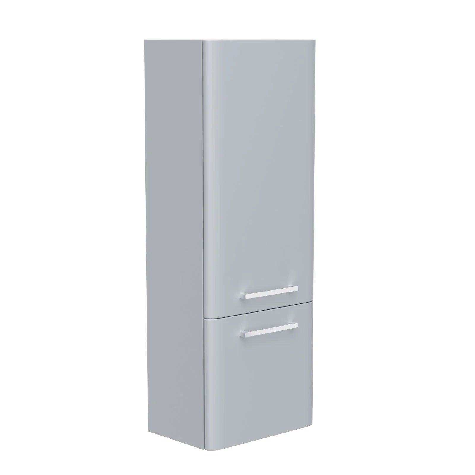 Afern Contemporary 1000mm Wall Hung Tall Cabinet - Grey