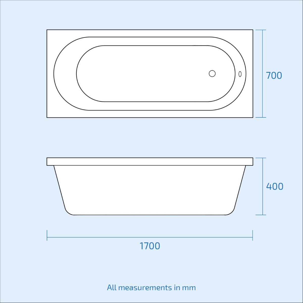 Bath With Shower Mixer, Screen, Basin Vanity, BTW Toilet and Tap Suite
