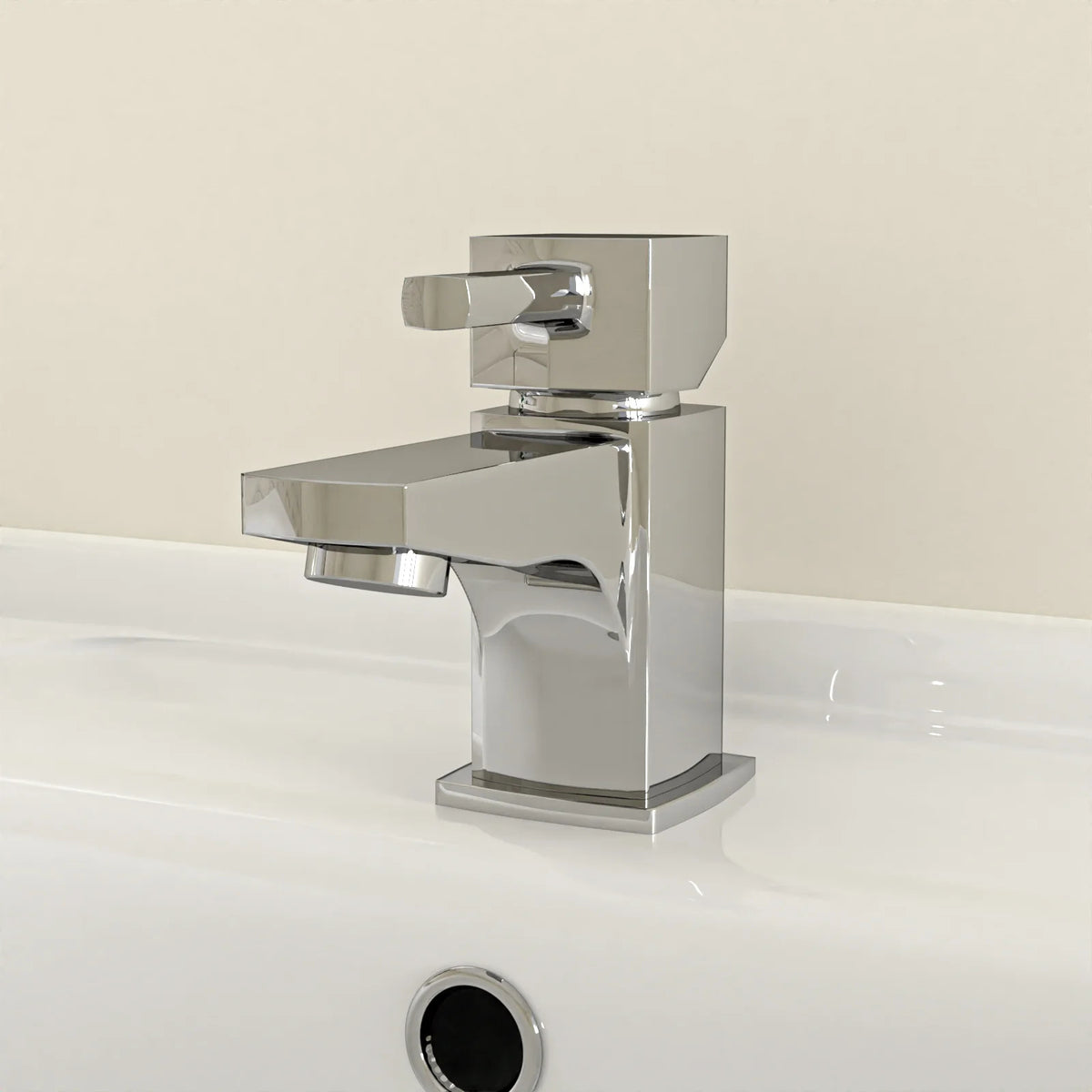 Bathroom Suite 1400mm Square Bathtub With Screen, Vanity and Toilet With Shower and Taps