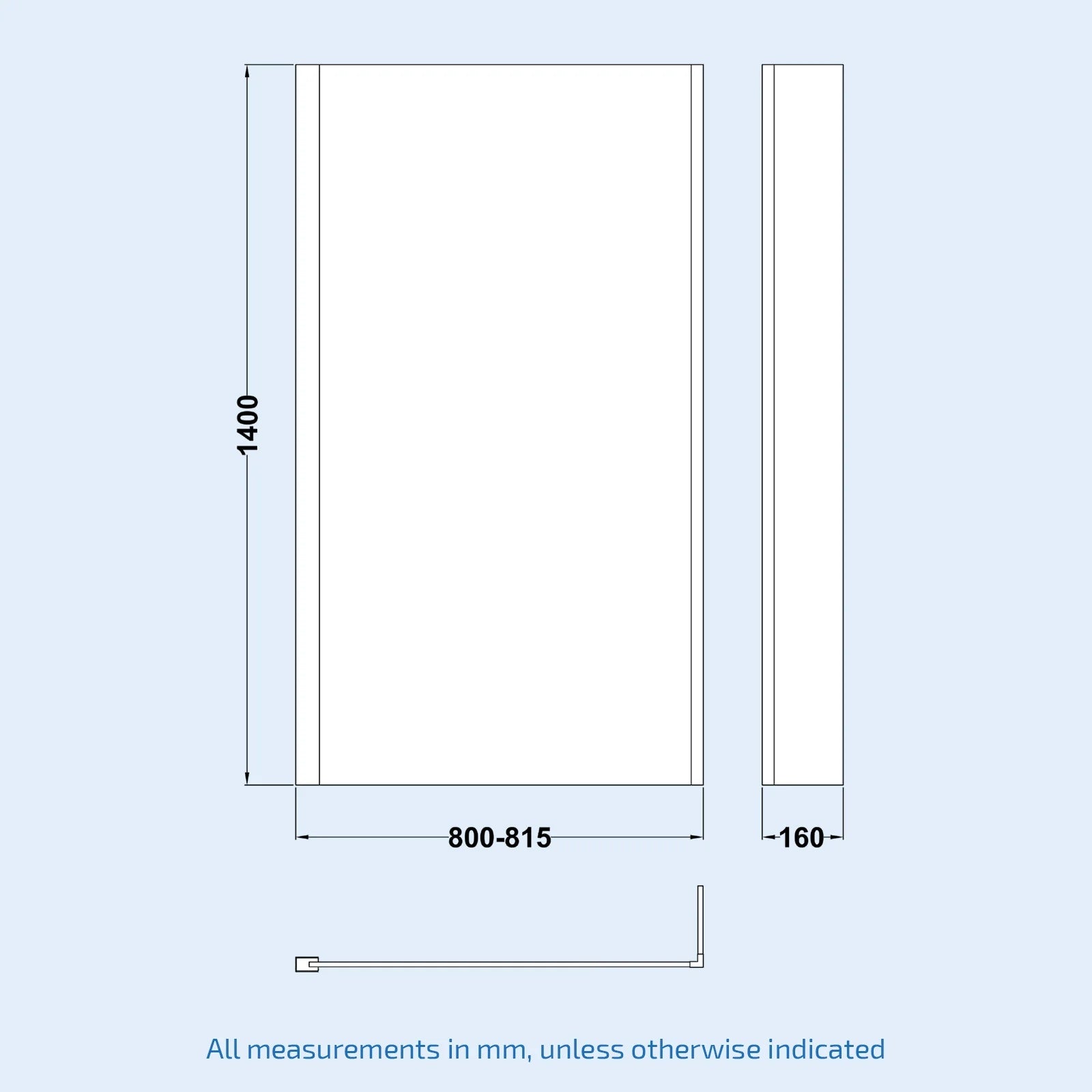 Bretford 1700mm LH L-Shaped Shower Bath with Screen & Front Panel, 1005mm Basin Vanity Unit with Black Handle & BTW Toilet