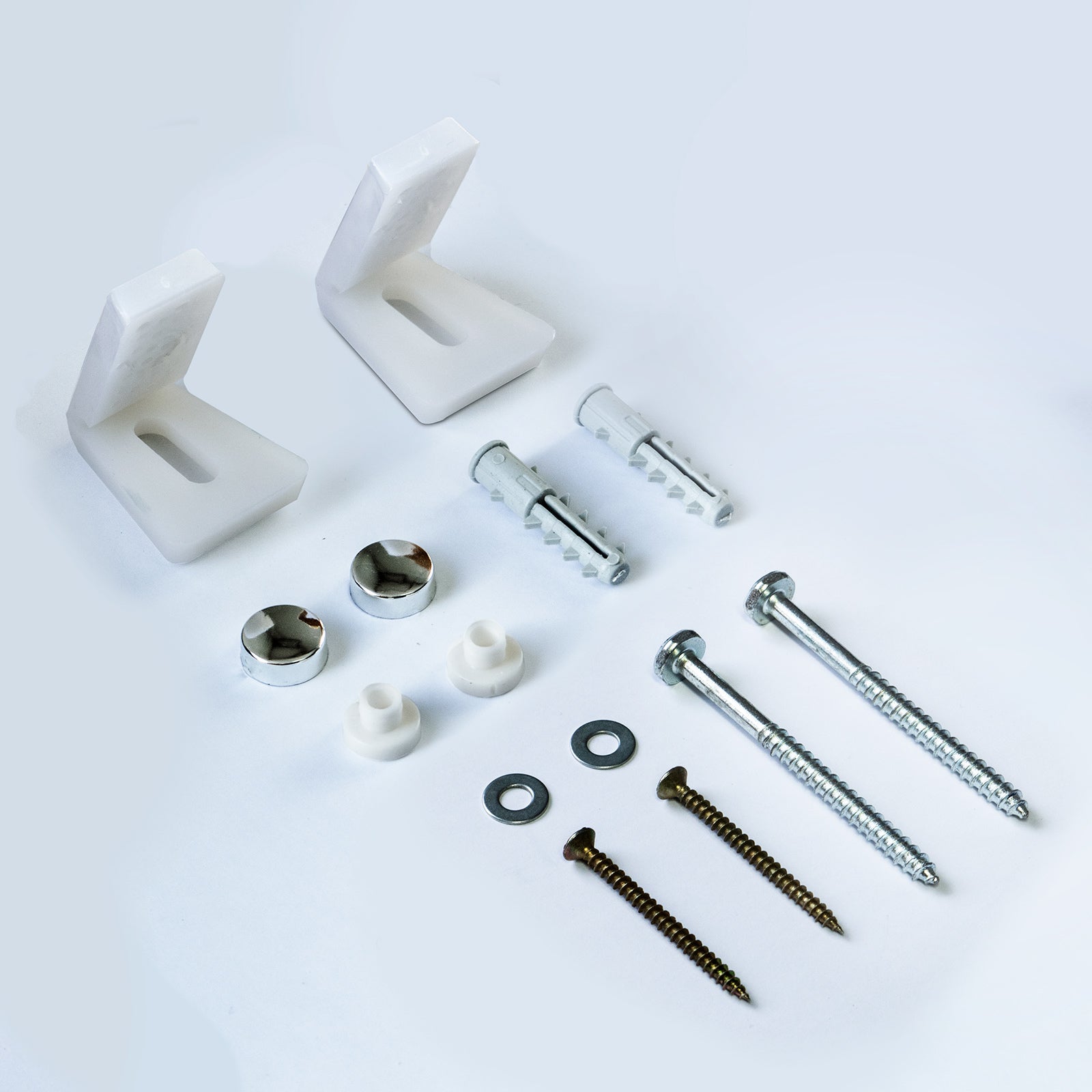 Alaska LH 900mm Vanity Basin Unit, WC Unit & Elso BTW Toilet White Flat Pack