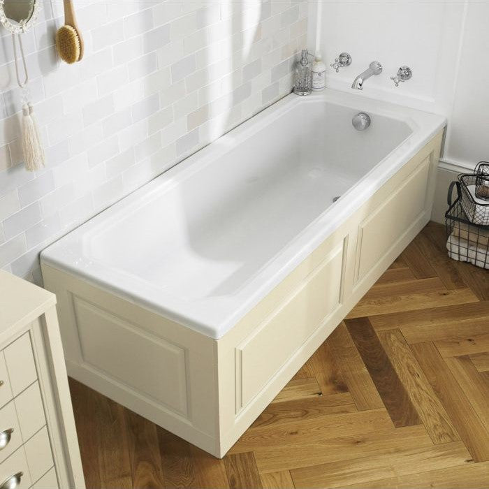 Chiltern 780mm Ivory Traditional Bath End Panel with Plinth