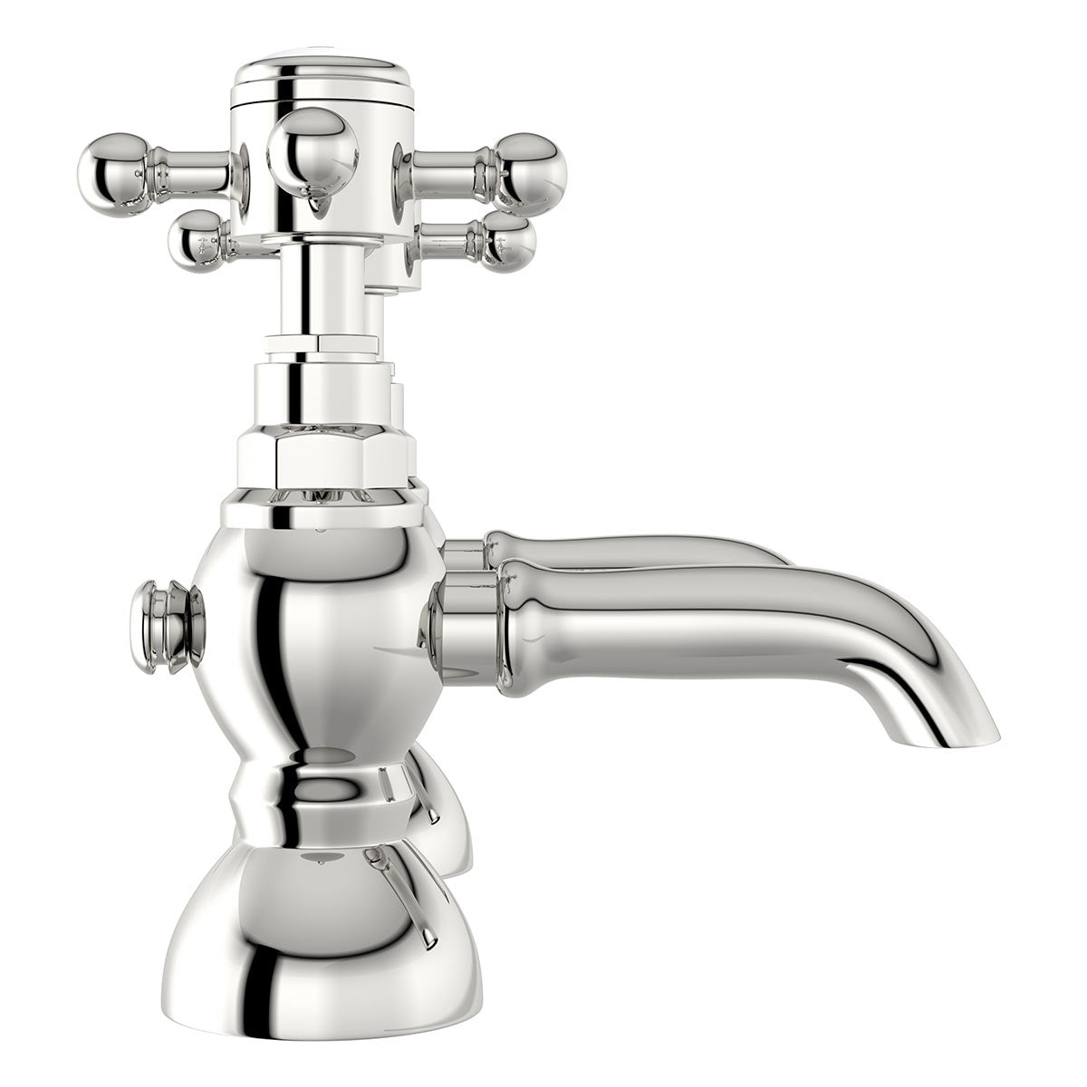 Churchill Edwardian Traditional Hot & Cold Twin Basin Taps Chrome
