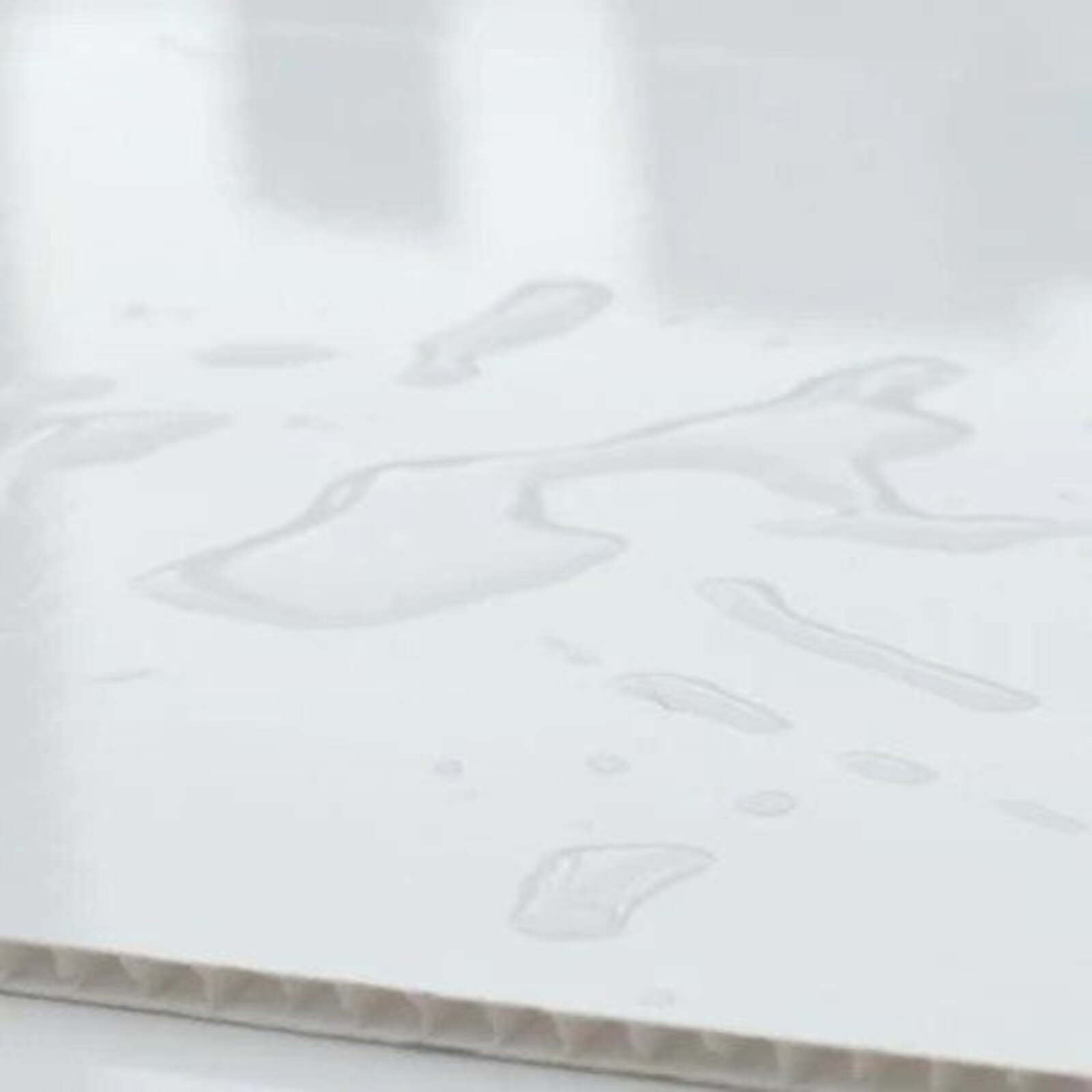 Gloss White PVC Shower Wall Panel 1000mm X 2400mm X 10mm