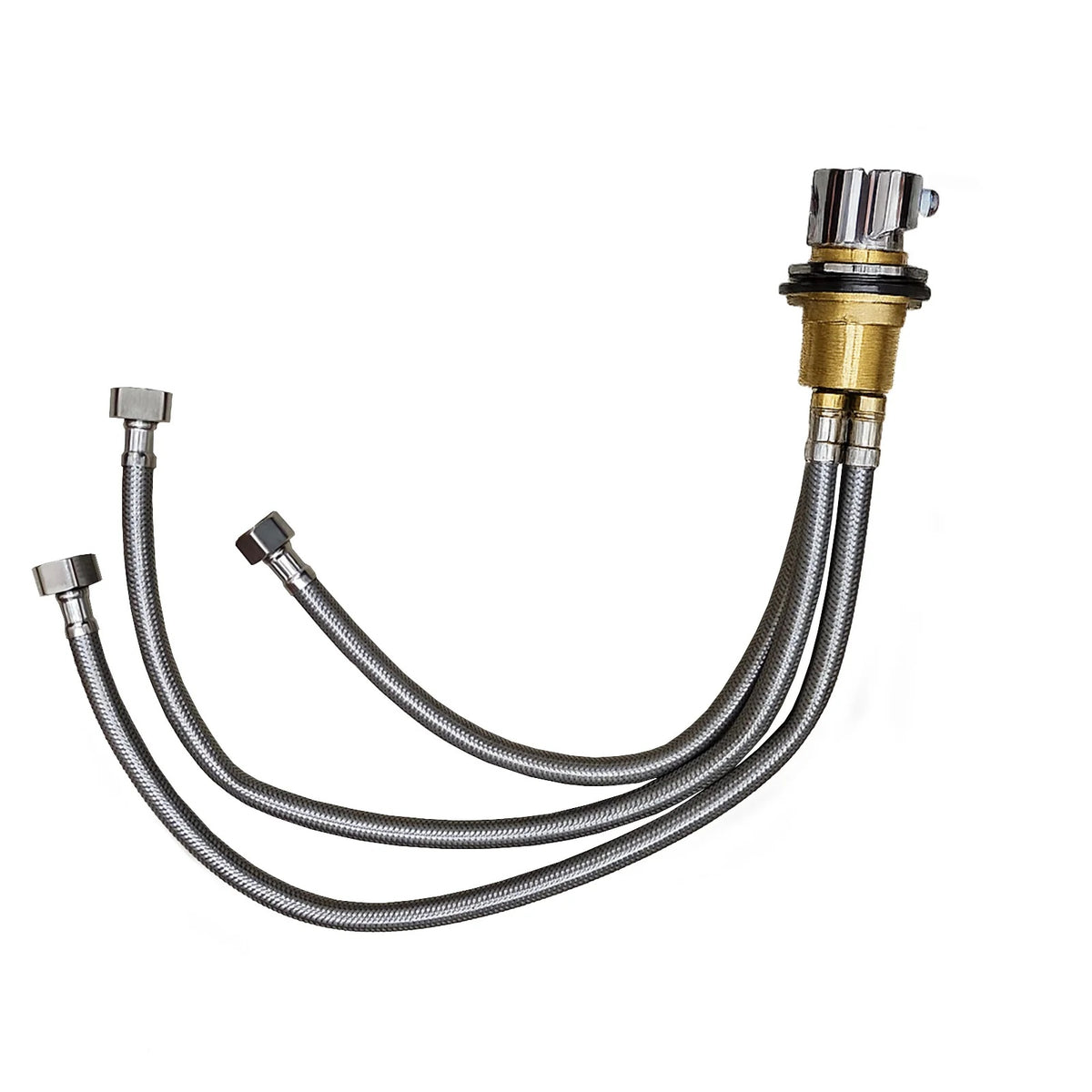 Comfort Height Close Coupled Toilet Pan With Integrated Hot Cold Bidet Valve set